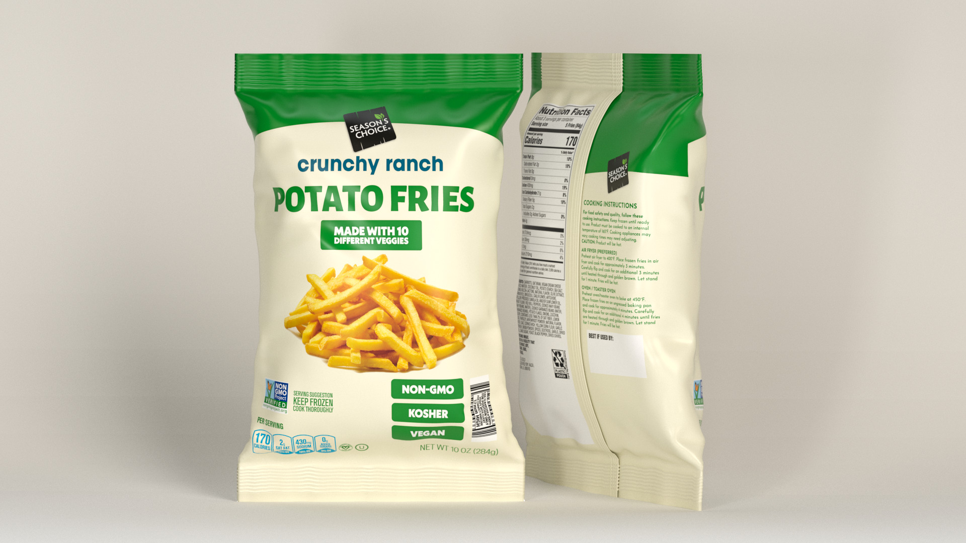 Ultra-Realistic Potato Chips Package Low-poly 3D model_2