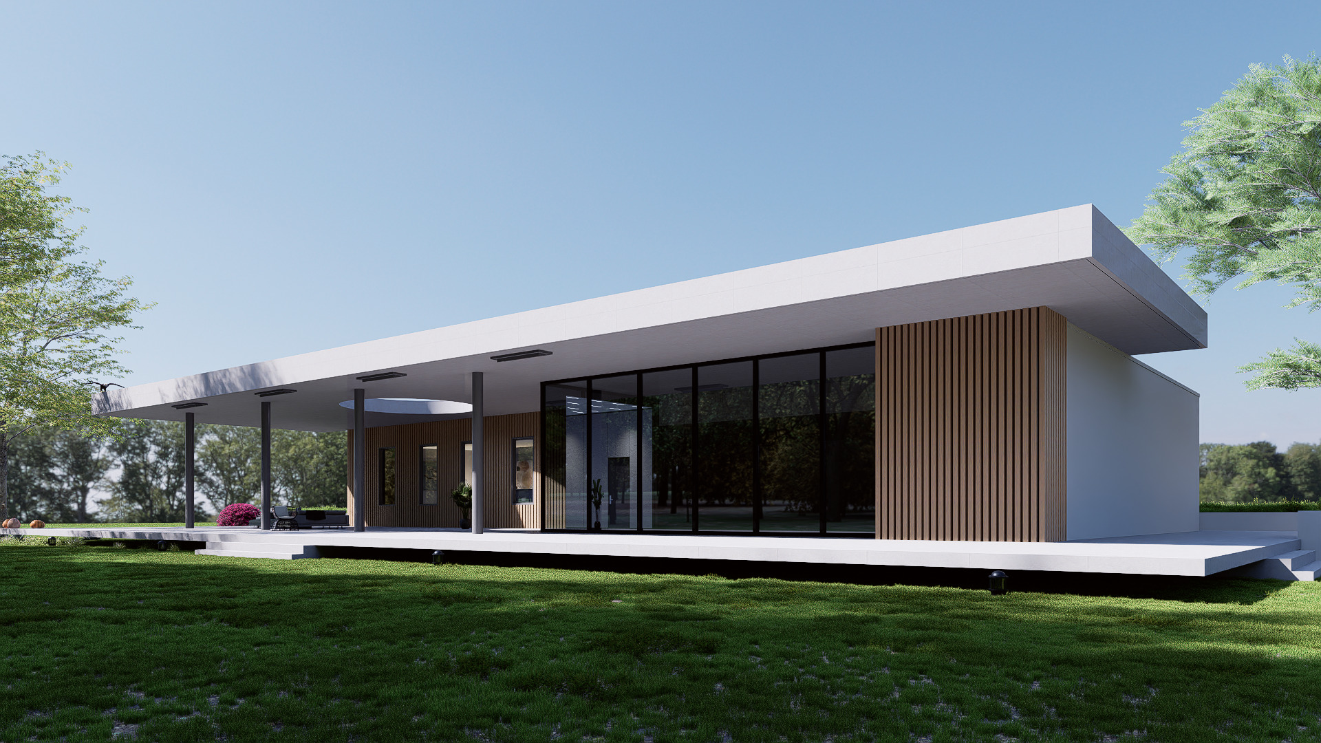 house Low-poly 3D model_1