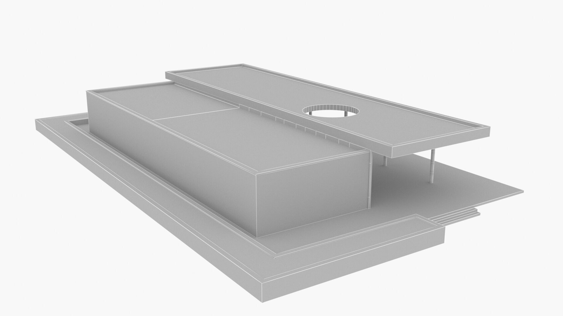 house Low-poly 3D model_13