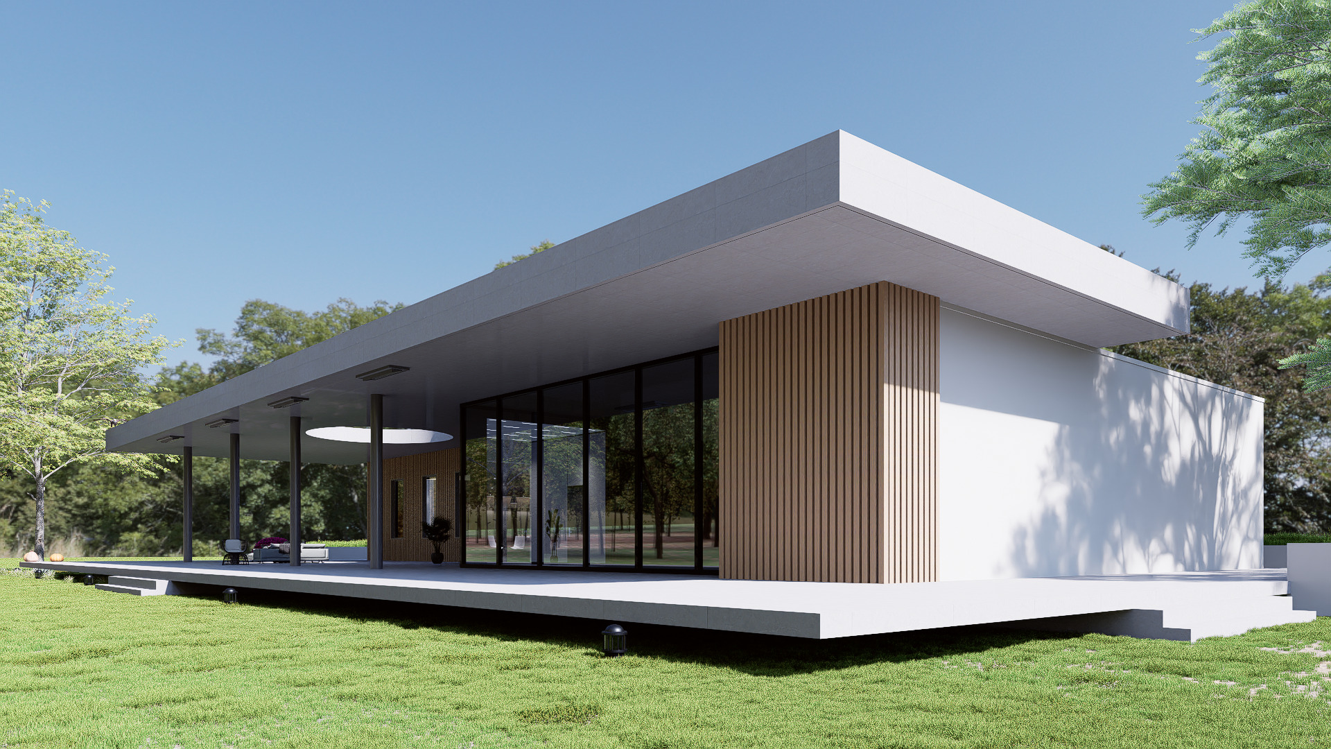 house Low-poly 3D model_2