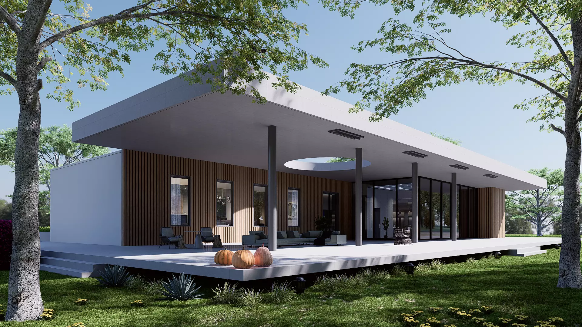 house Low-poly 3D model_0