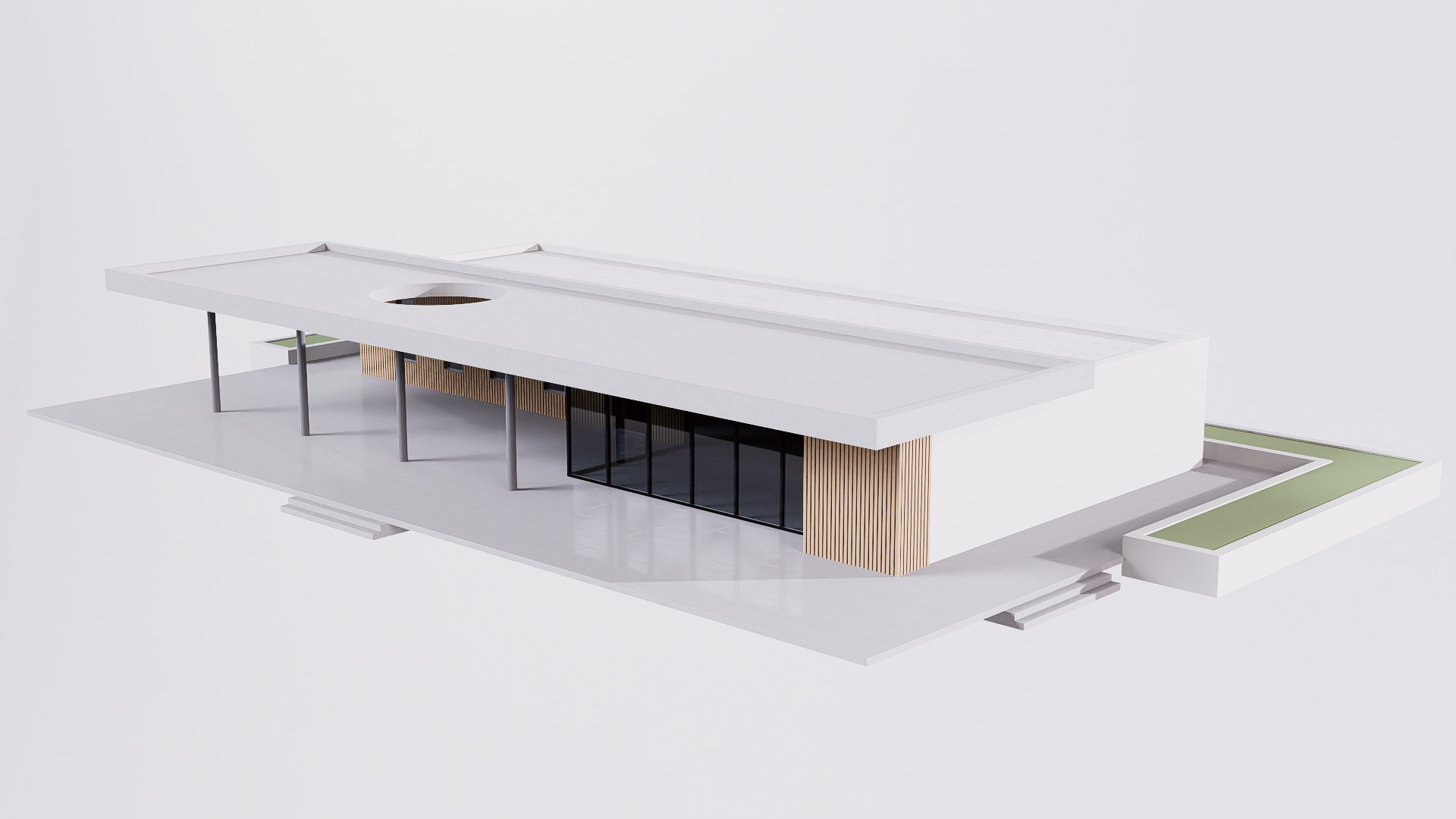 house Low-poly 3D model_10