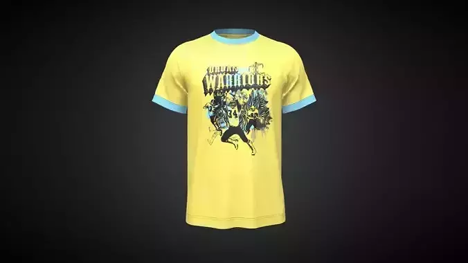 T-Shirt Sport In Low Poly