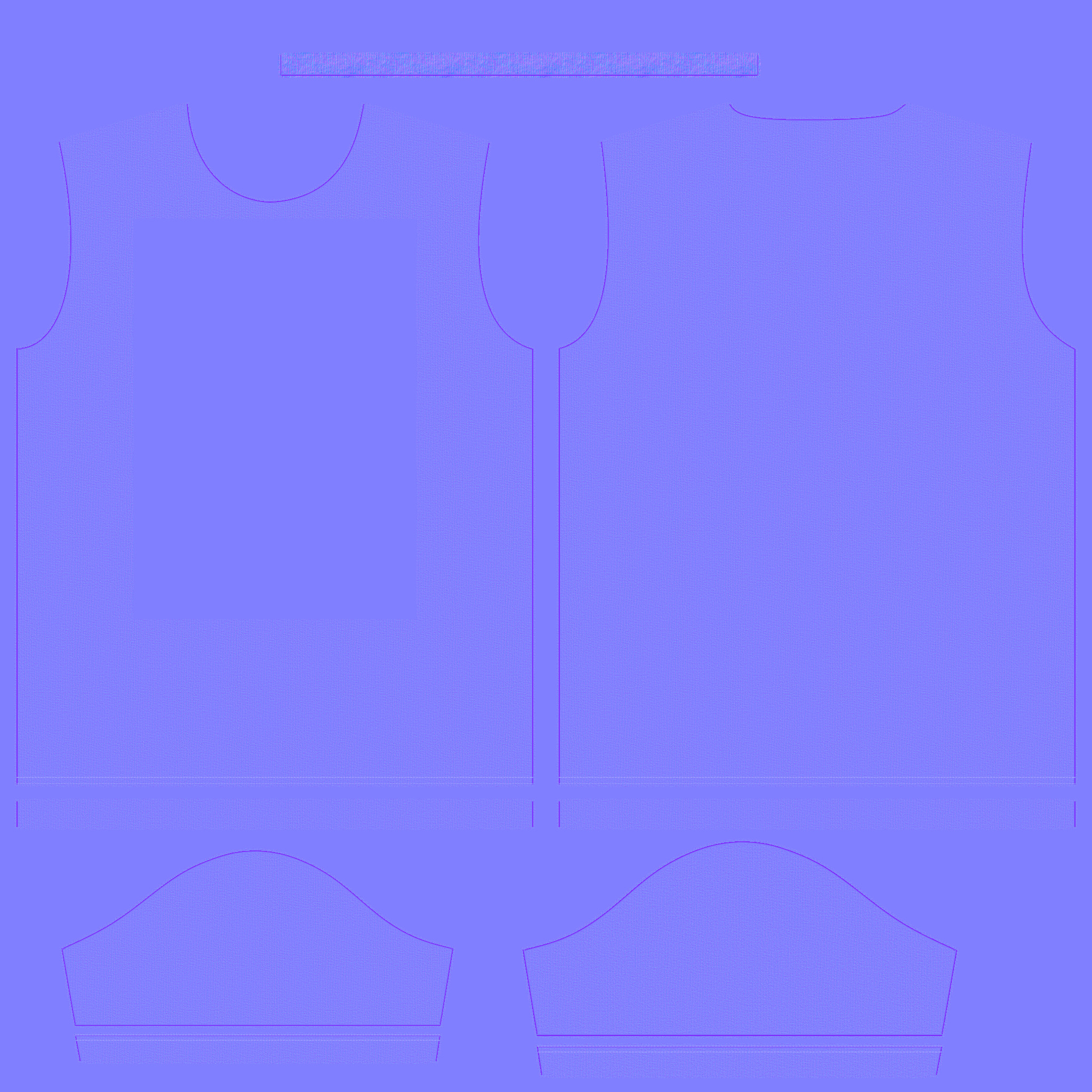 T-Shirt STA In Low Poly Low-poly 3D model_4