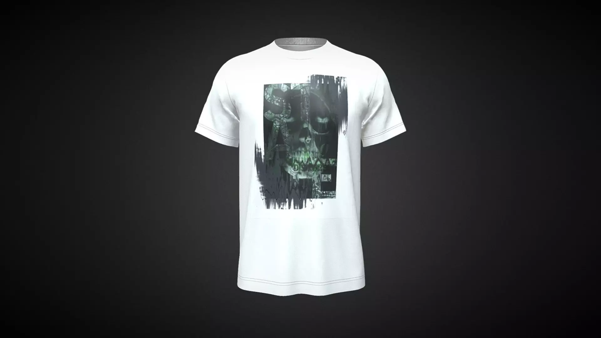 T-Shirt STA In Low Poly Low-poly 3D model_0