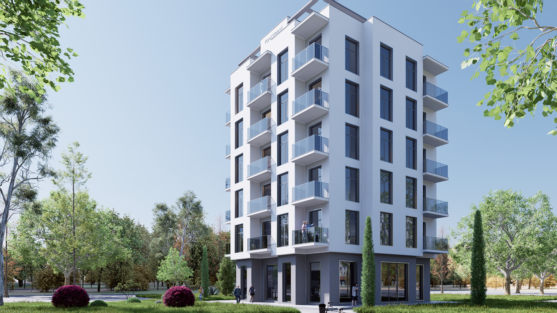 aparment Low-poly 3D model_5