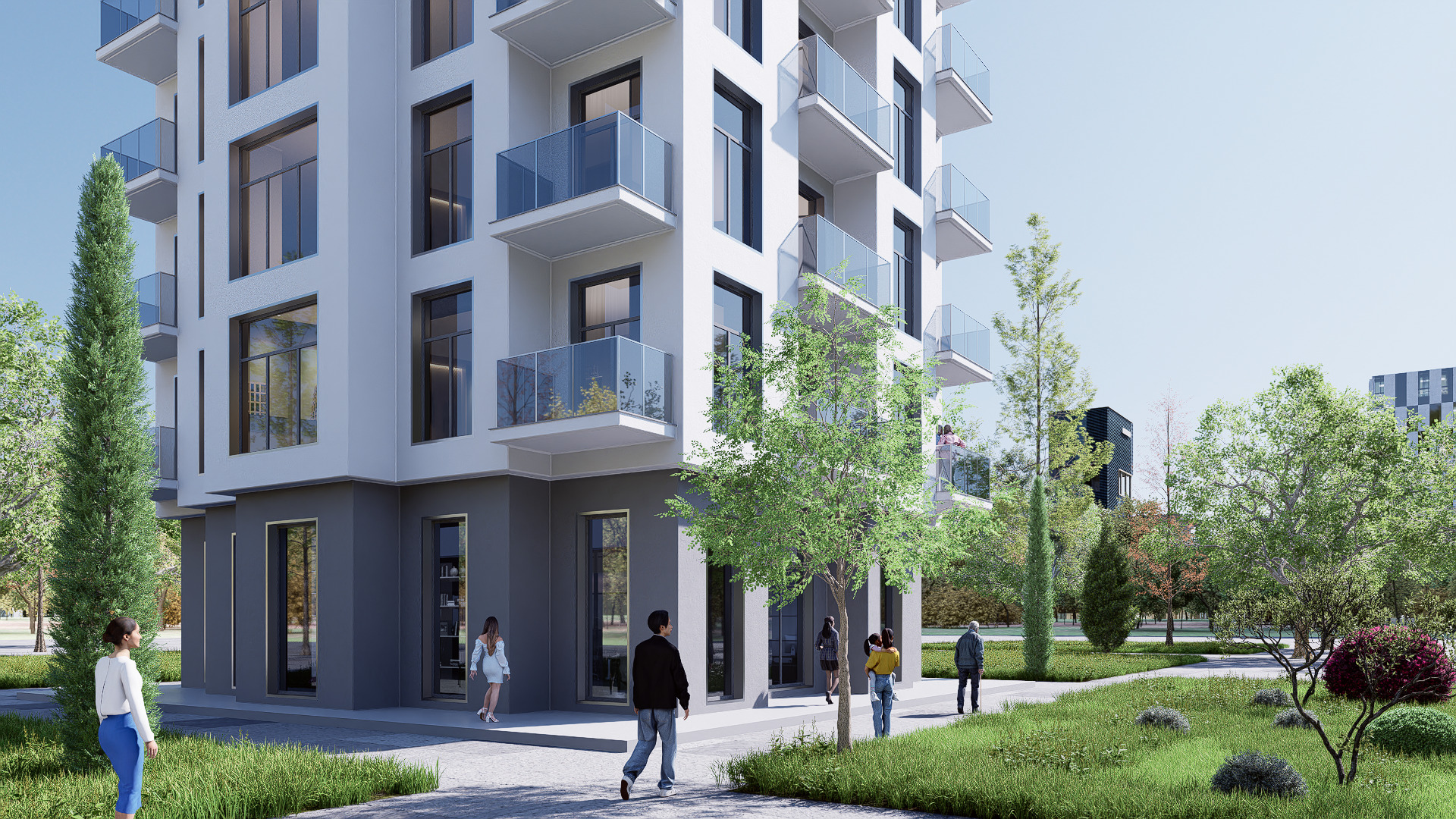 aparment Low-poly 3D model_3