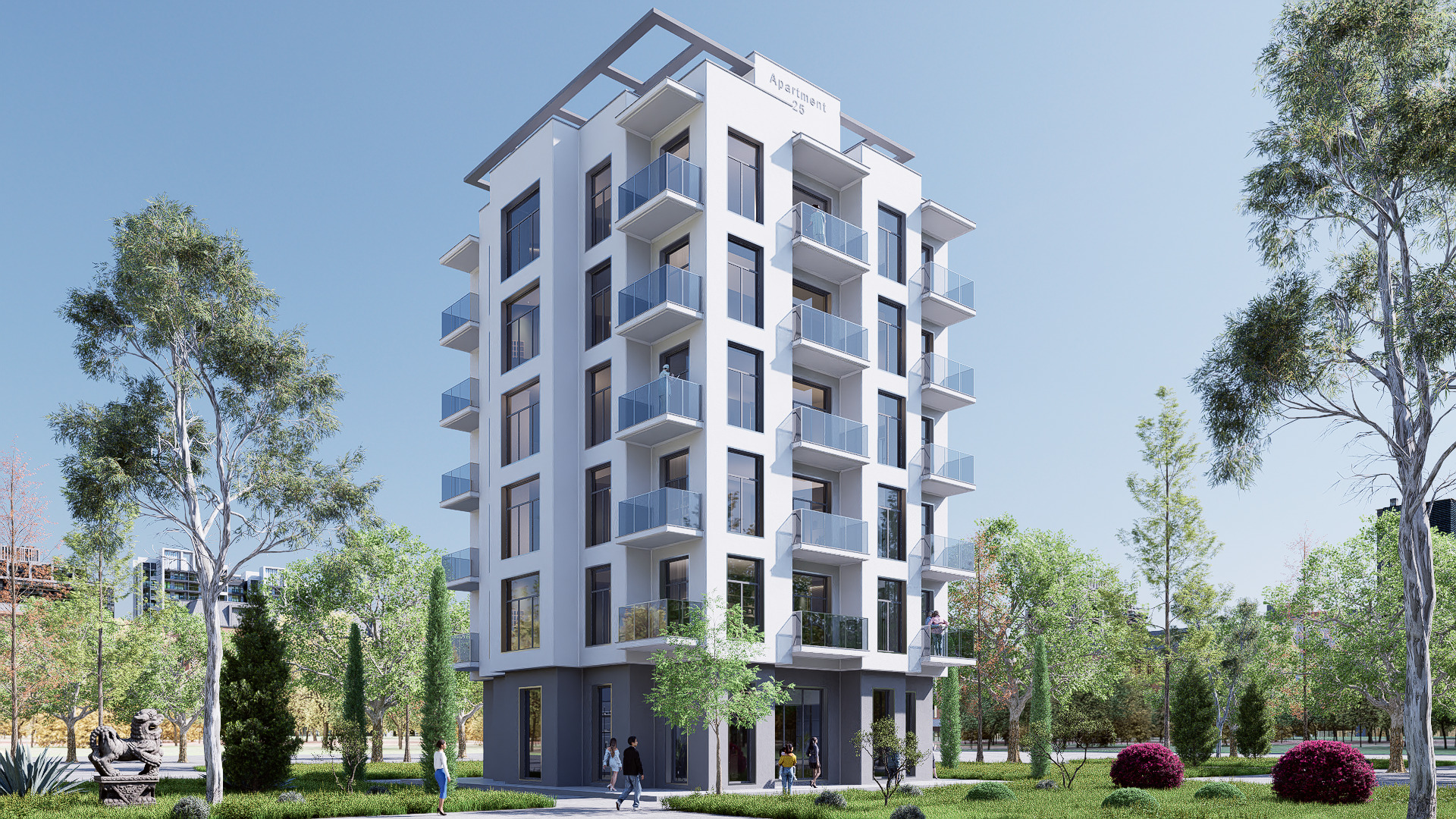 aparment Low-poly 3D model_7