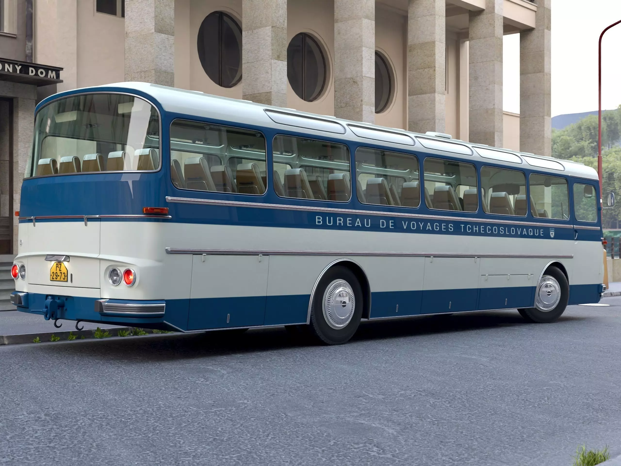 Karosa SD11 1968 3D model_1