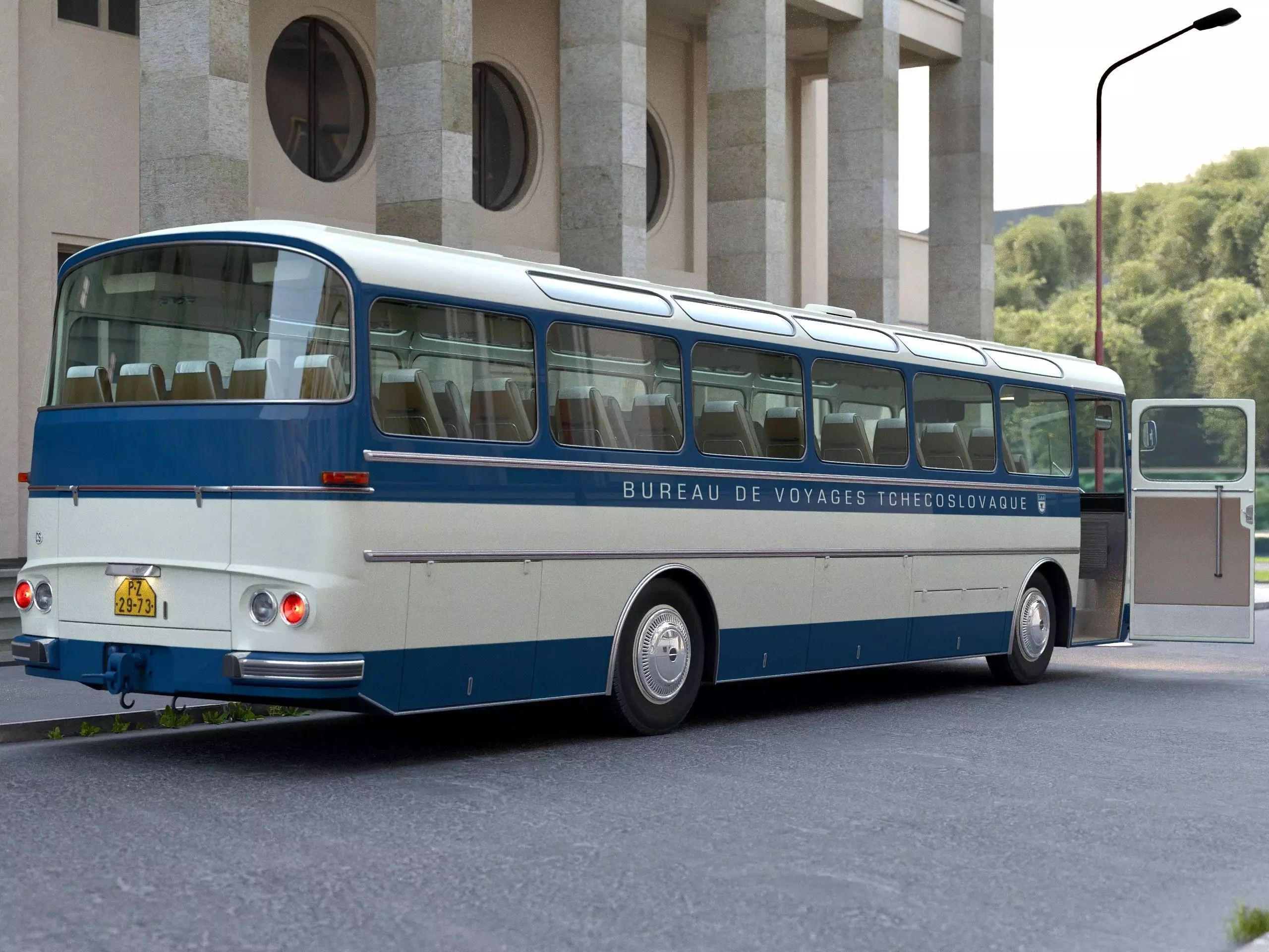 Karosa SD11 1968 3D model_19