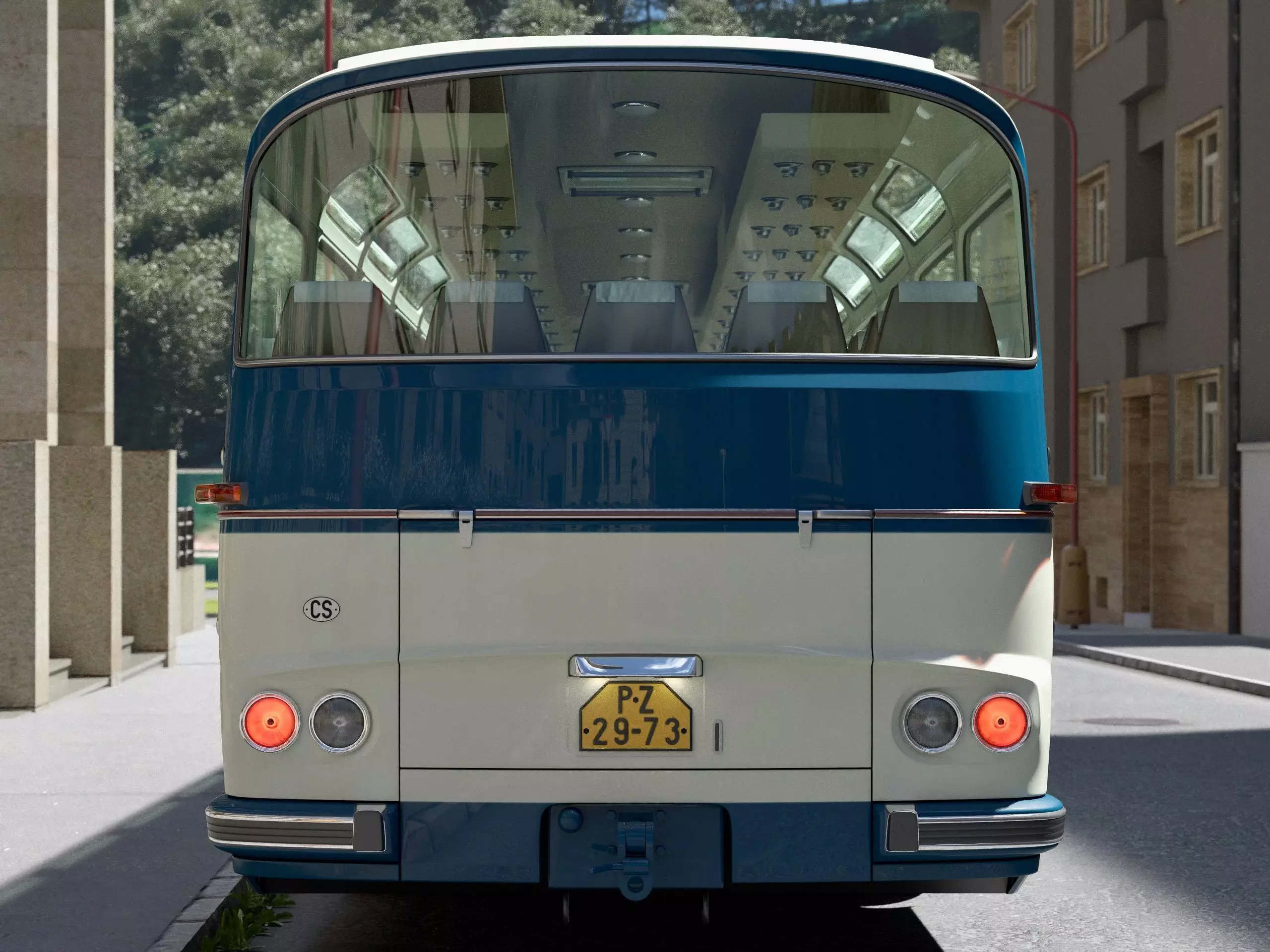 Karosa SD11 1968 3D model_16