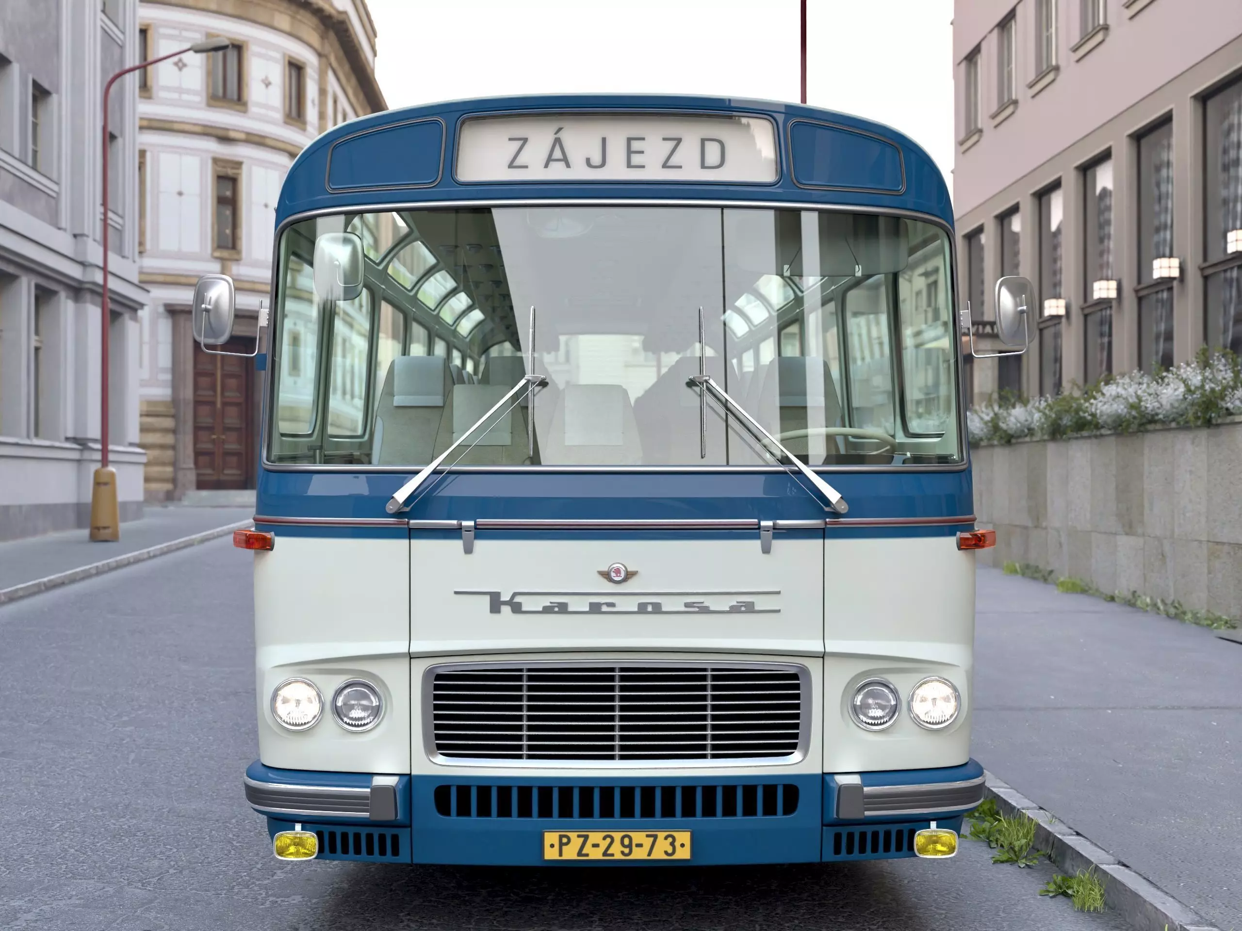 Karosa SD11 1968 3D model_2