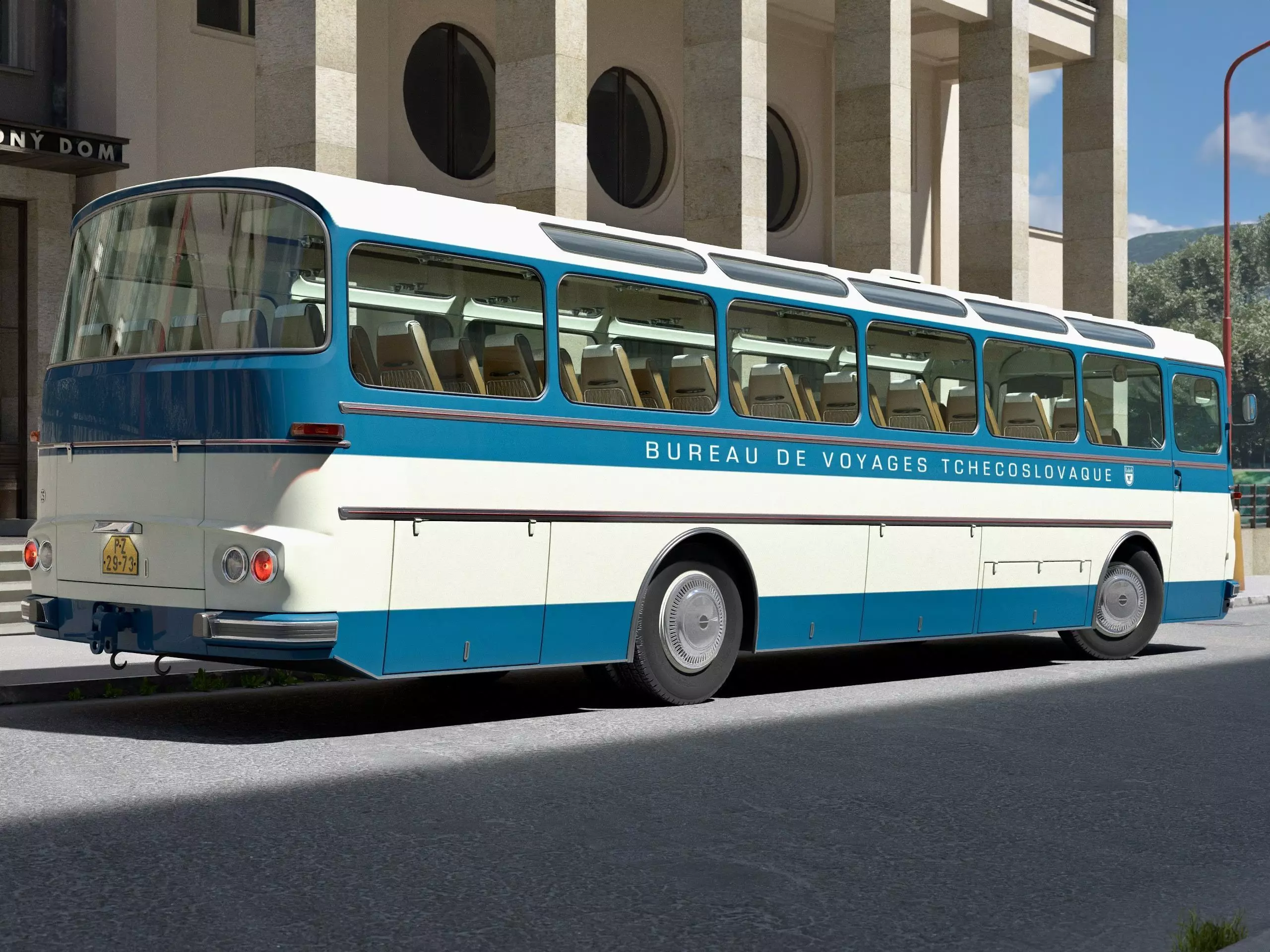 Karosa SD11 1968 3D model_13