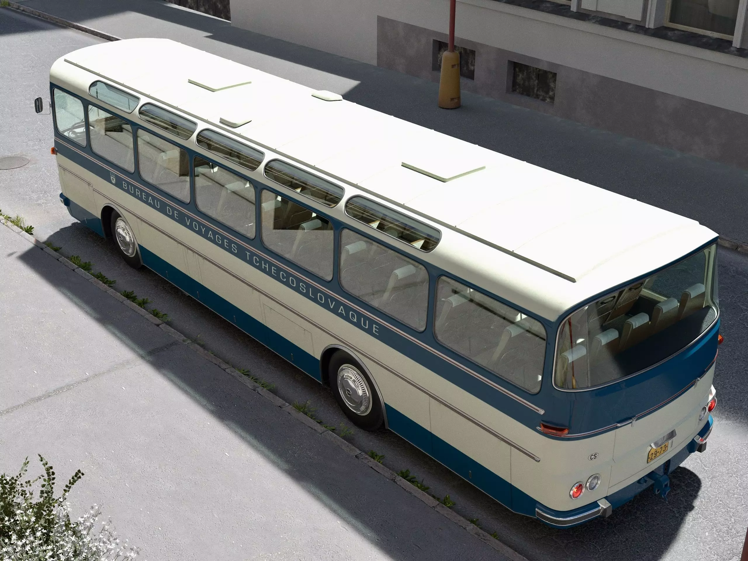 Karosa SD11 1968 3D model_18