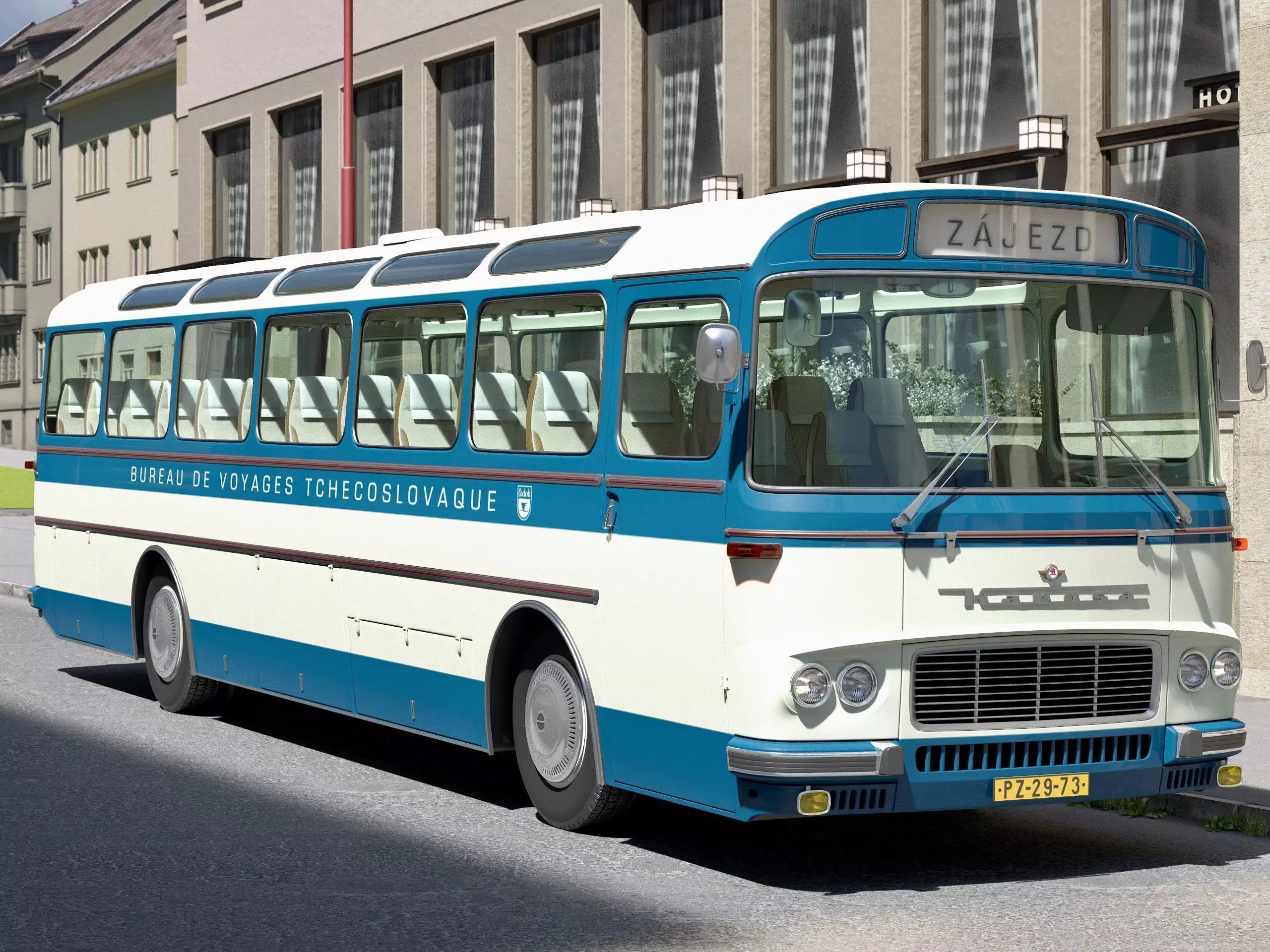 Karosa SD11 1968 3D model_17