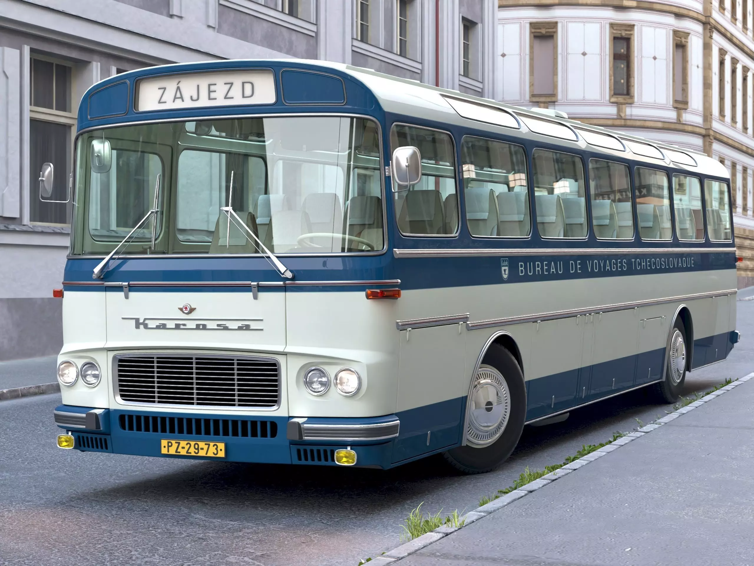 Karosa SD11 1968 3D model_0