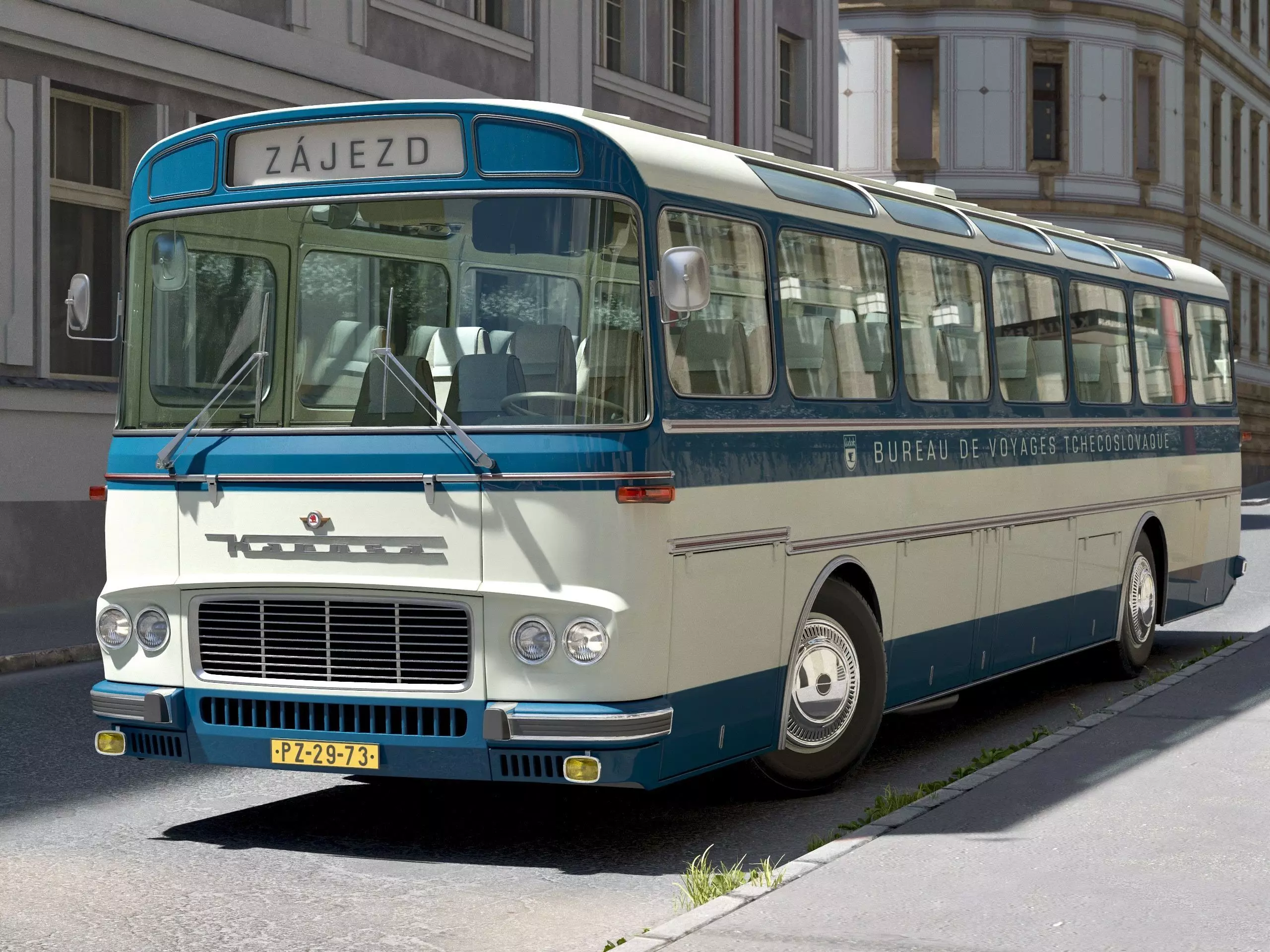 Karosa SD11 1968 3D model_12