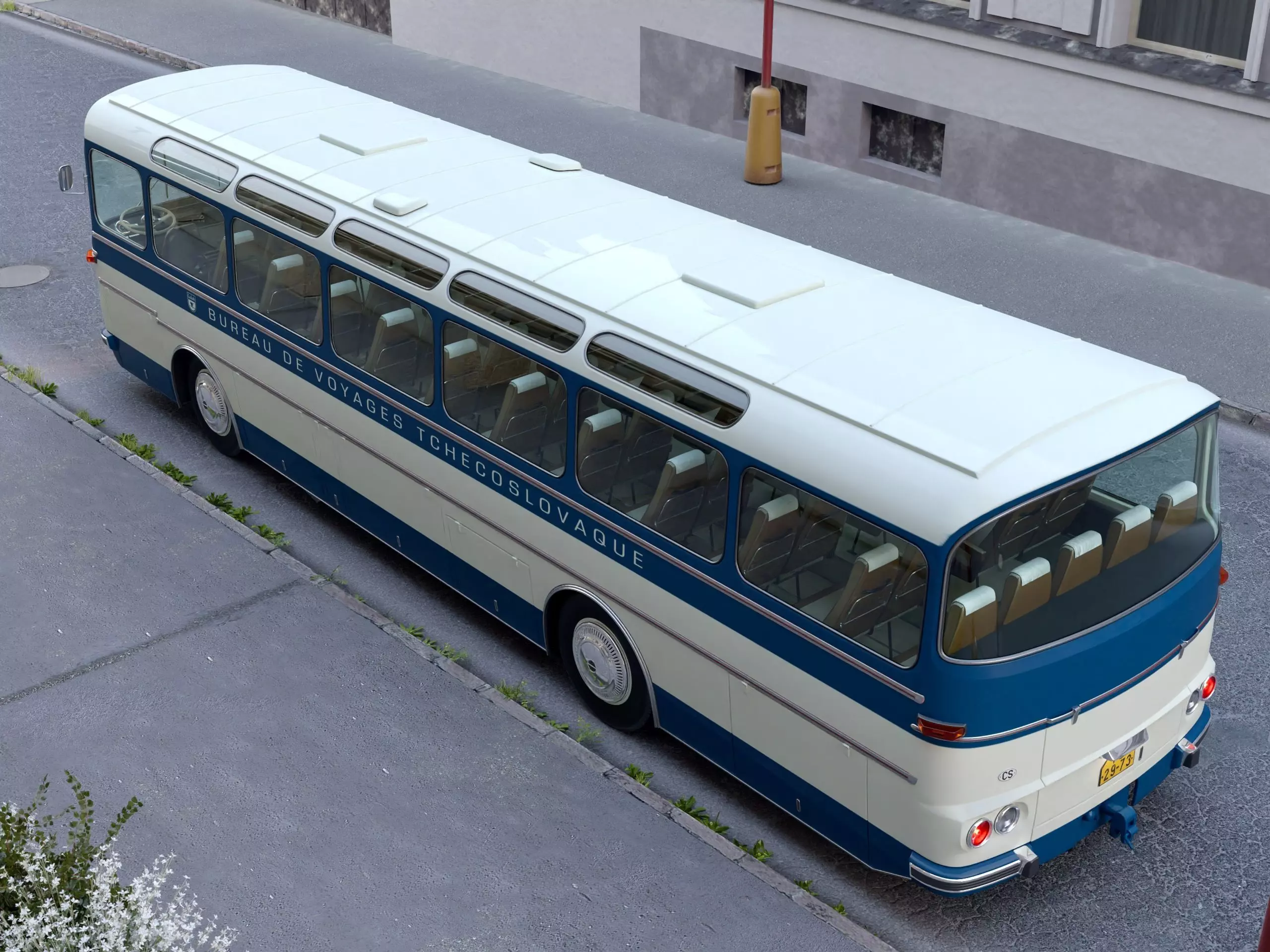 Karosa SD11 1968 3D model_6