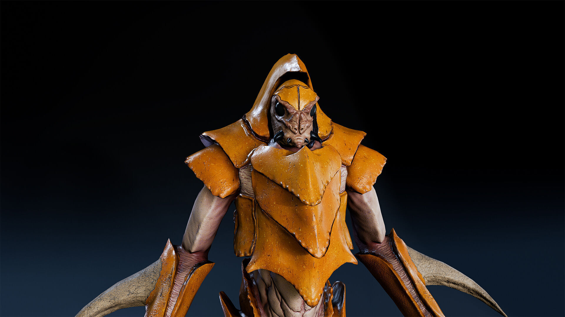 Insect creature 2 Low-poly 3D model_14