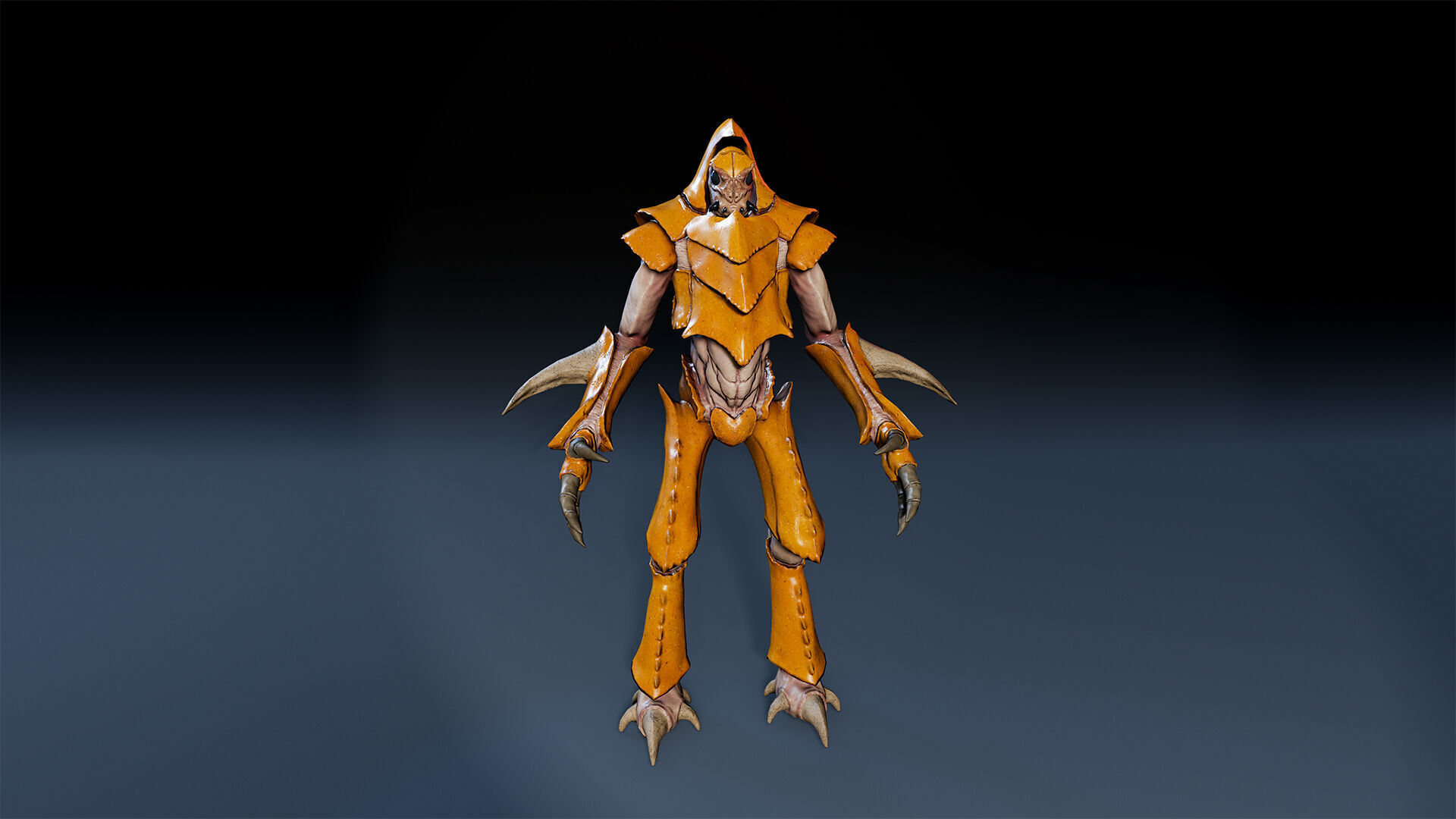 Insect creature 2 Low-poly 3D model_11