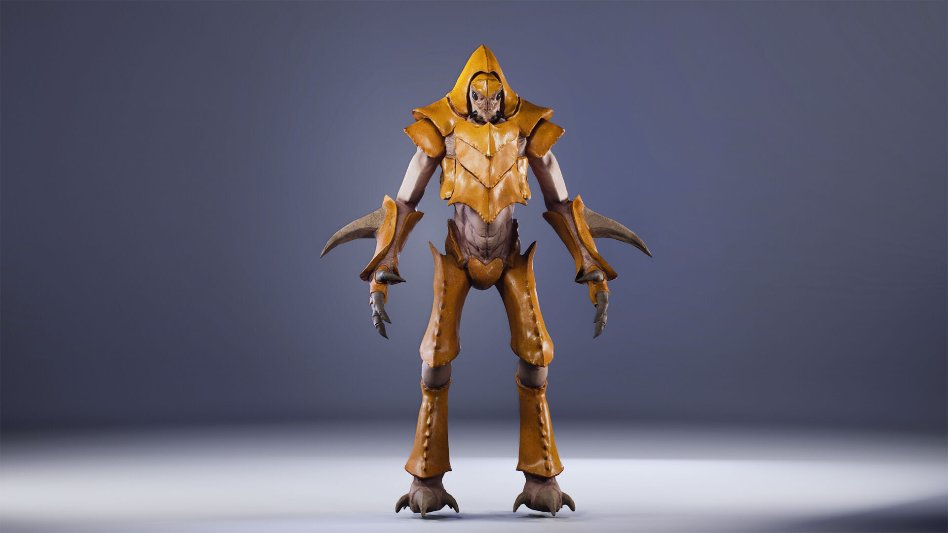 Insect creature 2 Low-poly 3D model_8