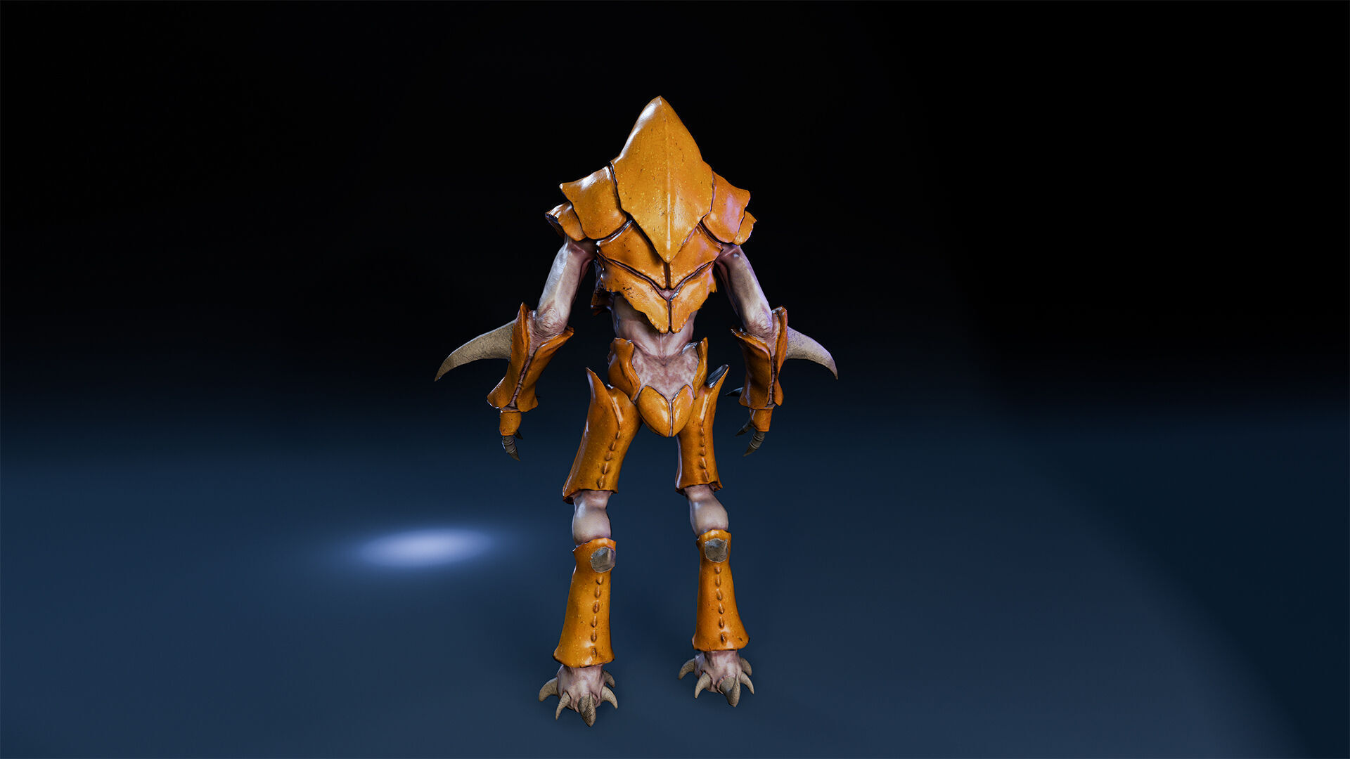 Insect creature 2 Low-poly 3D model_15