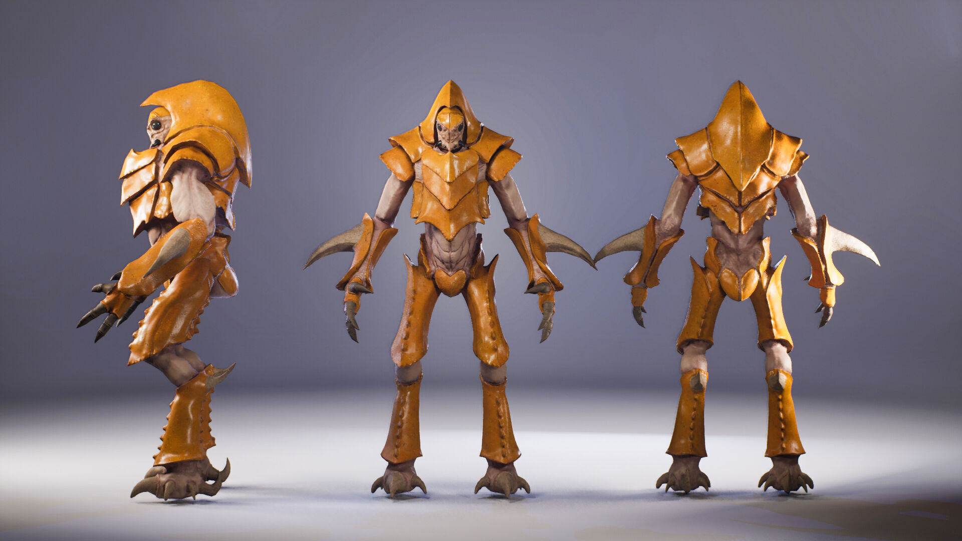 Insect creature 2 Low-poly 3D model_4