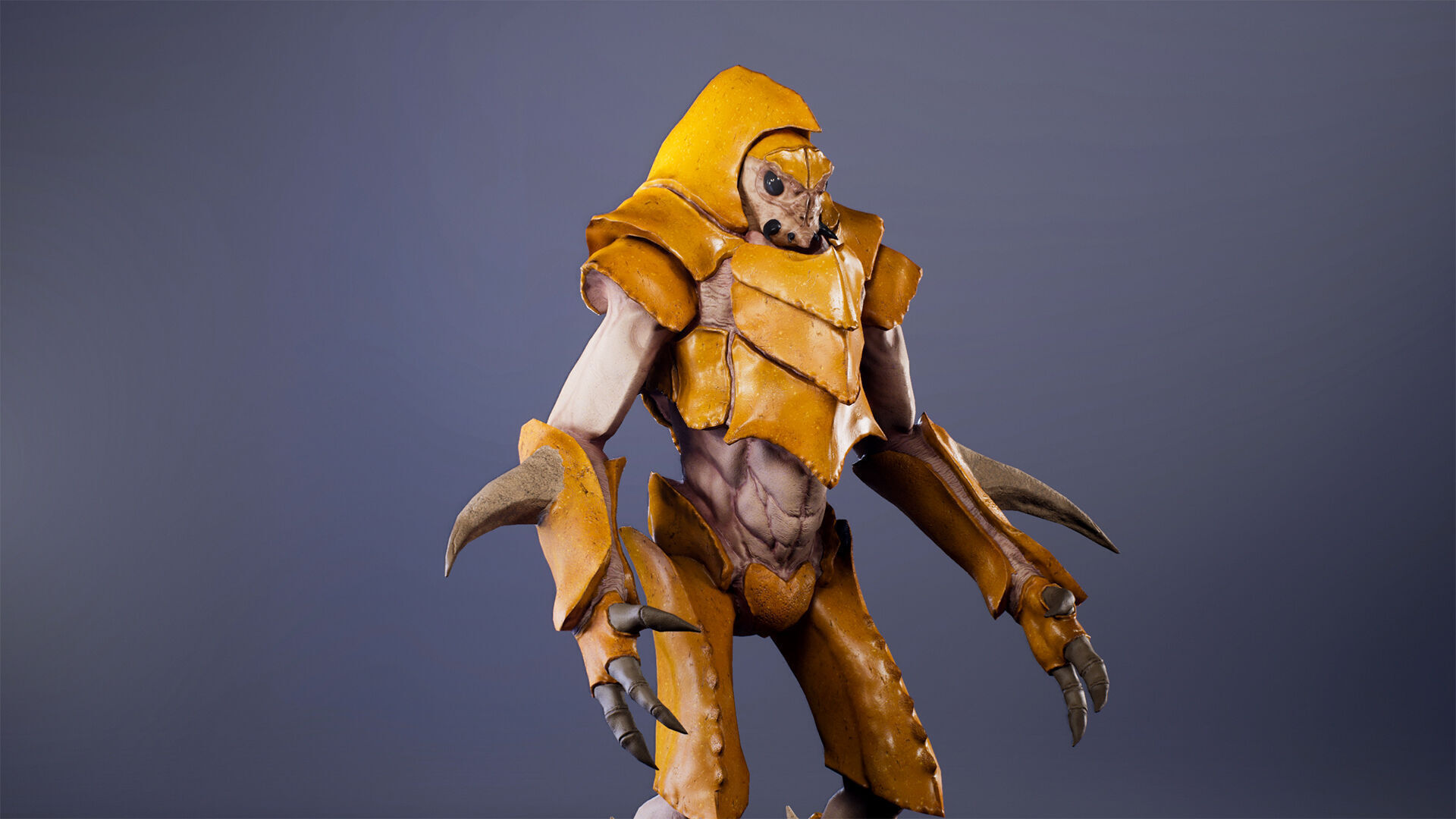 Insect creature 2 Low-poly 3D model_6