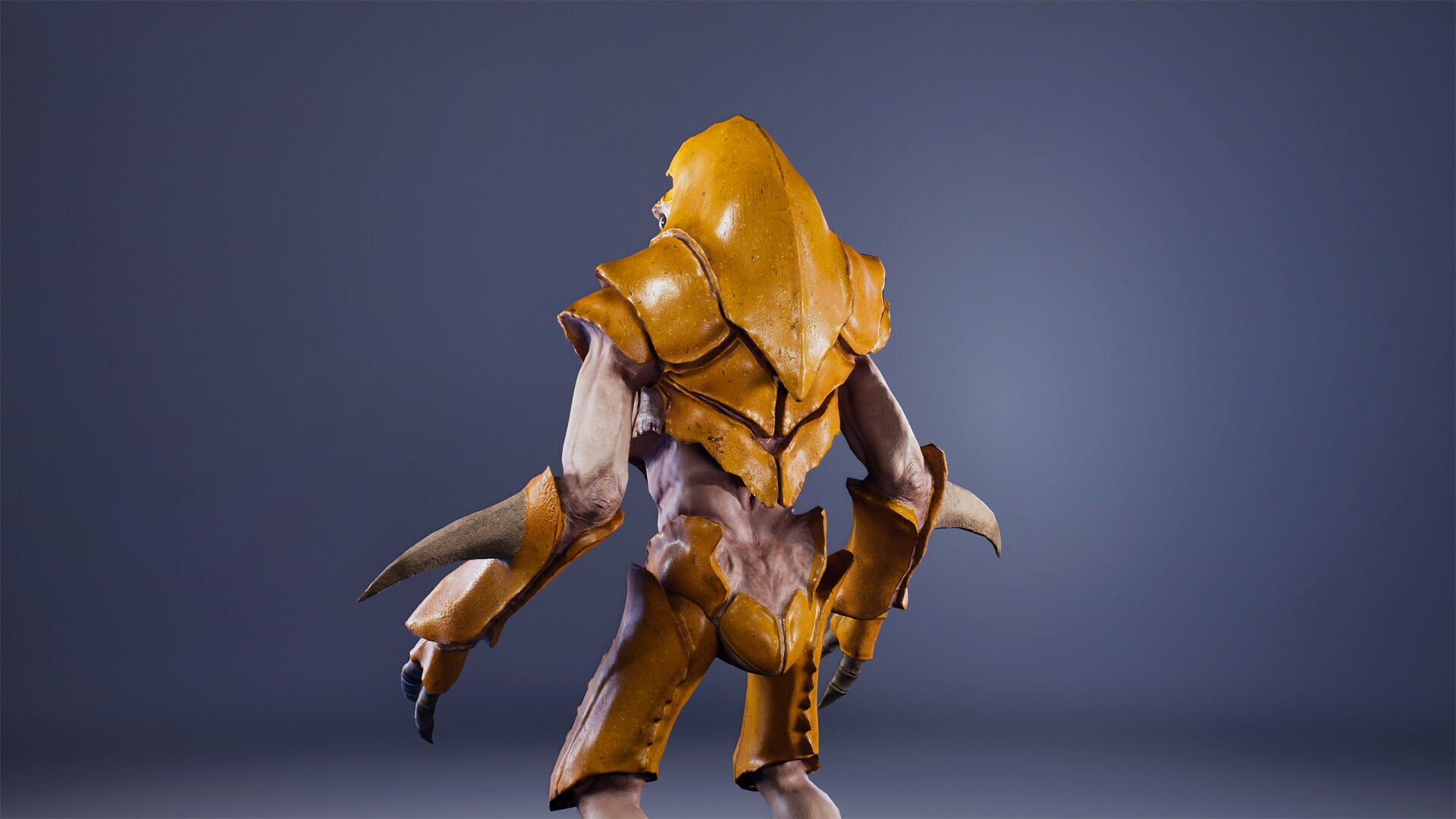 Insect creature 2 Low-poly 3D model_7