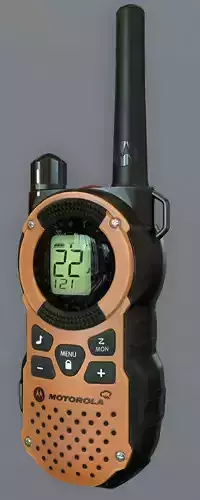 Walkie Talkie Radio Low-poly 3D model