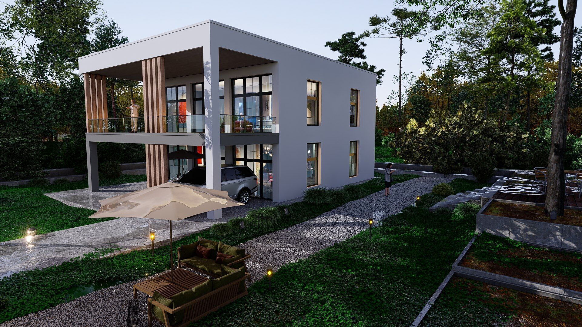 house Low-poly 3D model_4