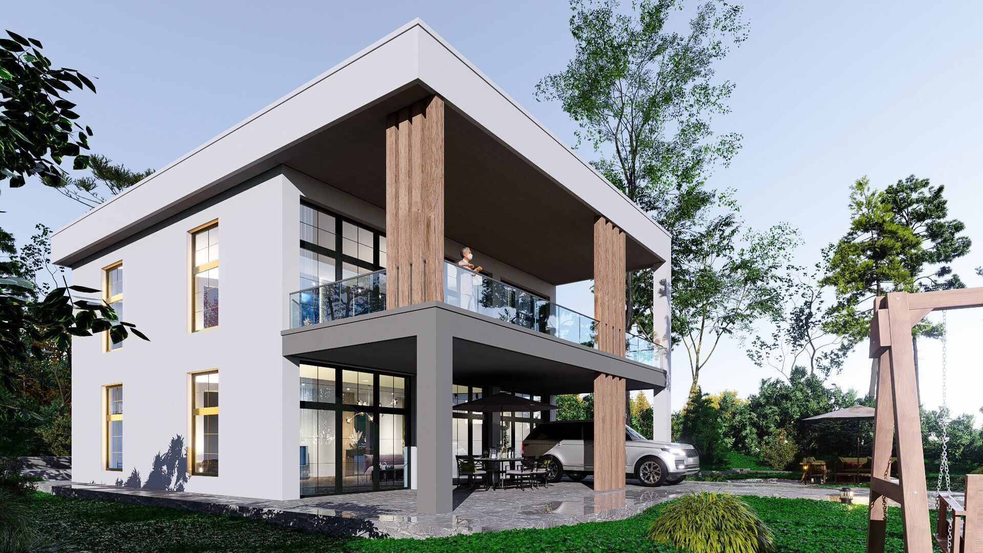 house Low-poly 3D model_2