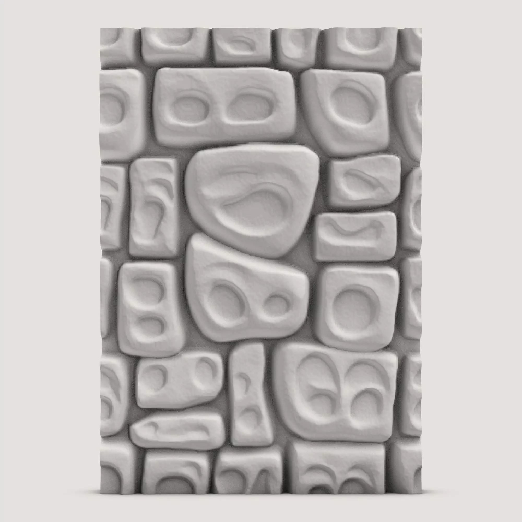 Stone Wall A10 3D model_0
