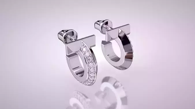 Earrings Tif 3D print model