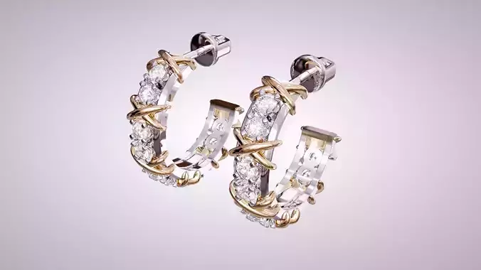 Earrings Tif 3D print model