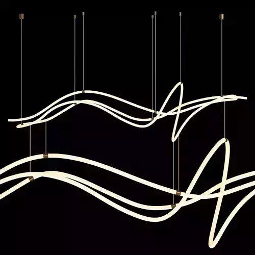 Modern Custom Linear Led Pendant