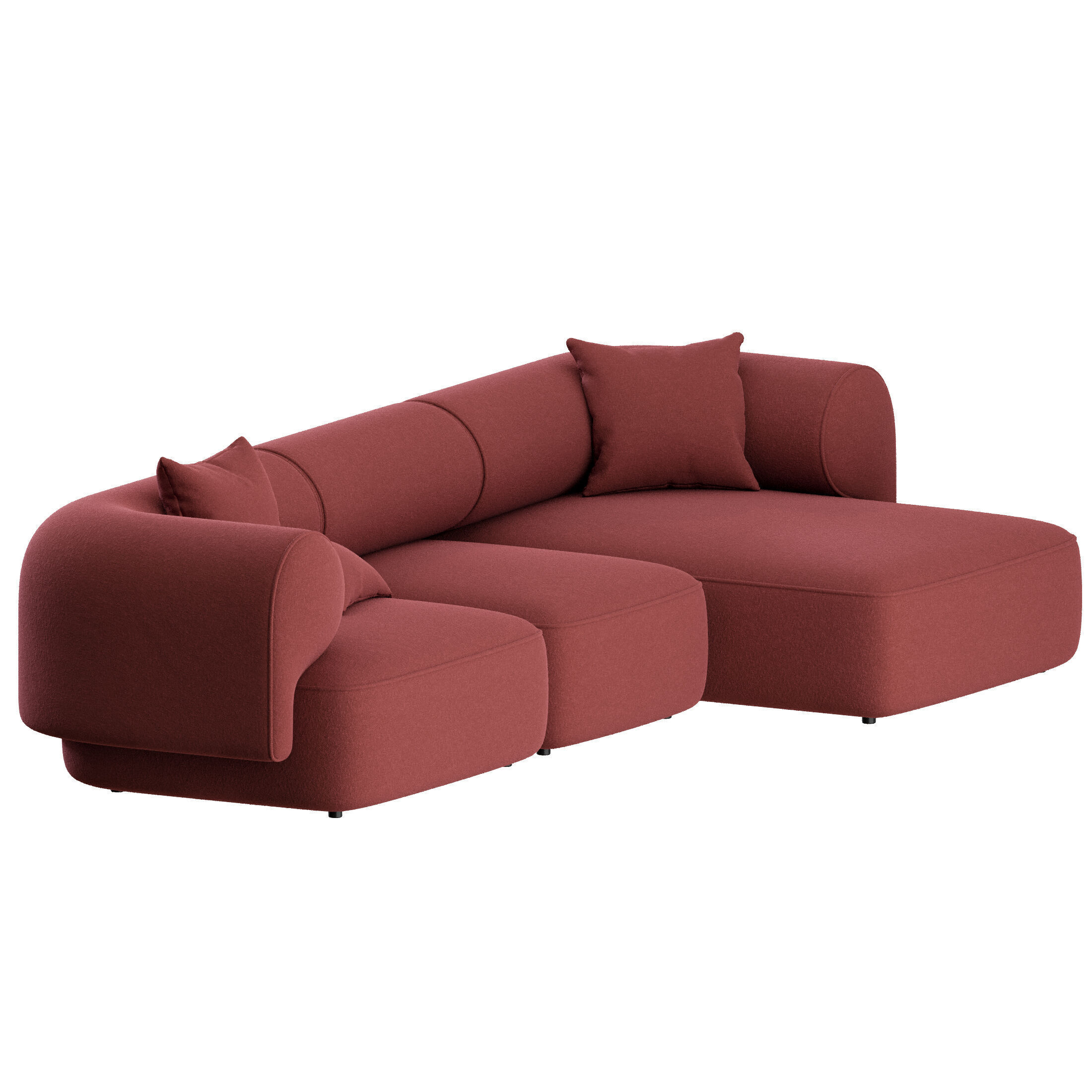 Melody Sofa L Shape by Natuzzi 3D model_13