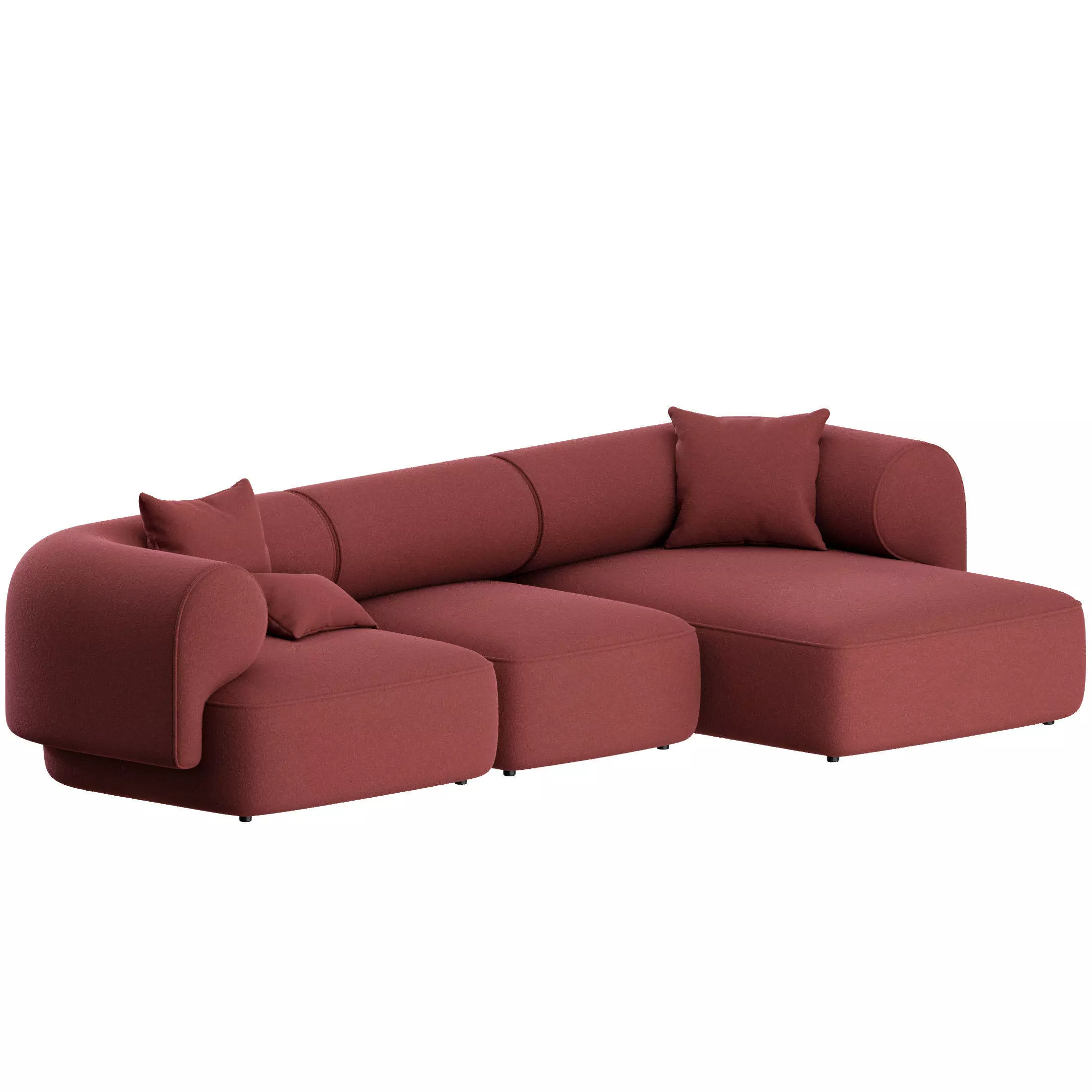 Melody Sofa L Shape by Natuzzi 3D model_0