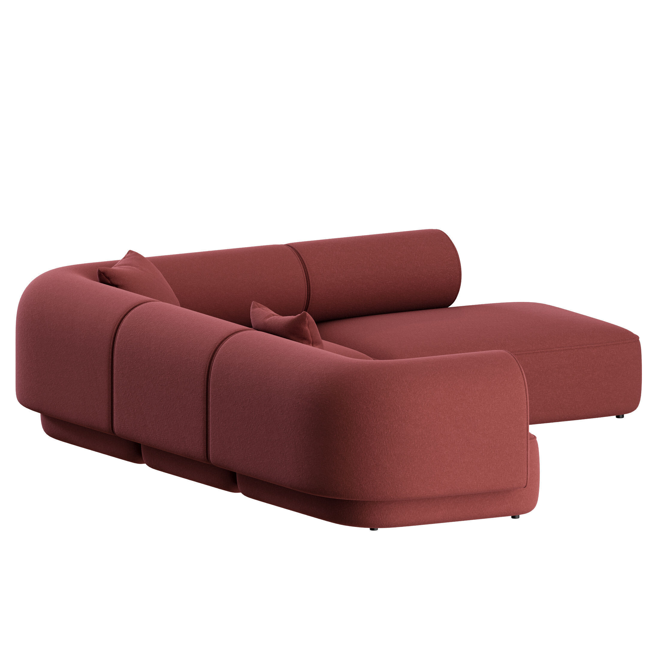 Melody Sofa L Shape by Natuzzi 3D model_9