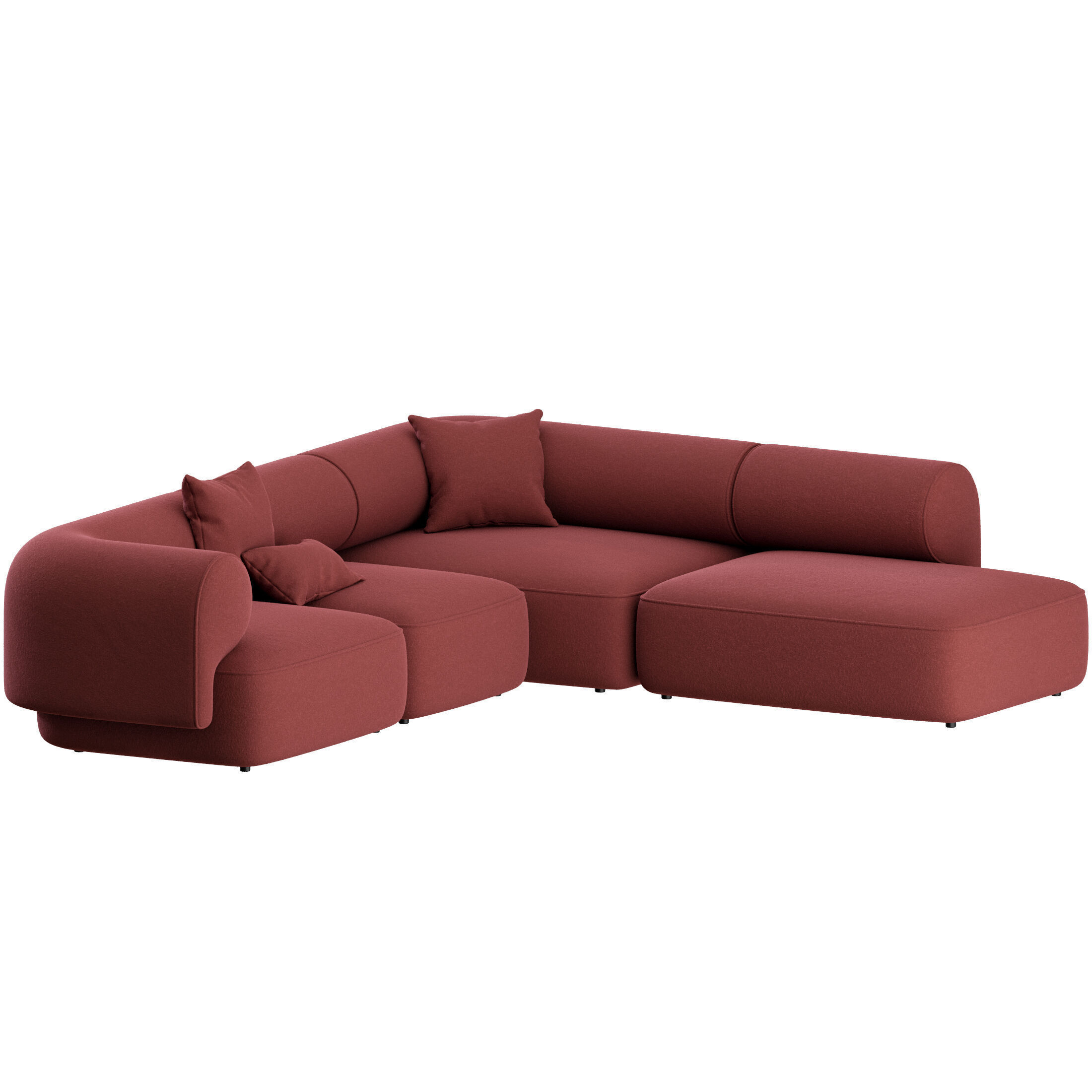 Melody Sofa L Shape by Natuzzi 3D model_8