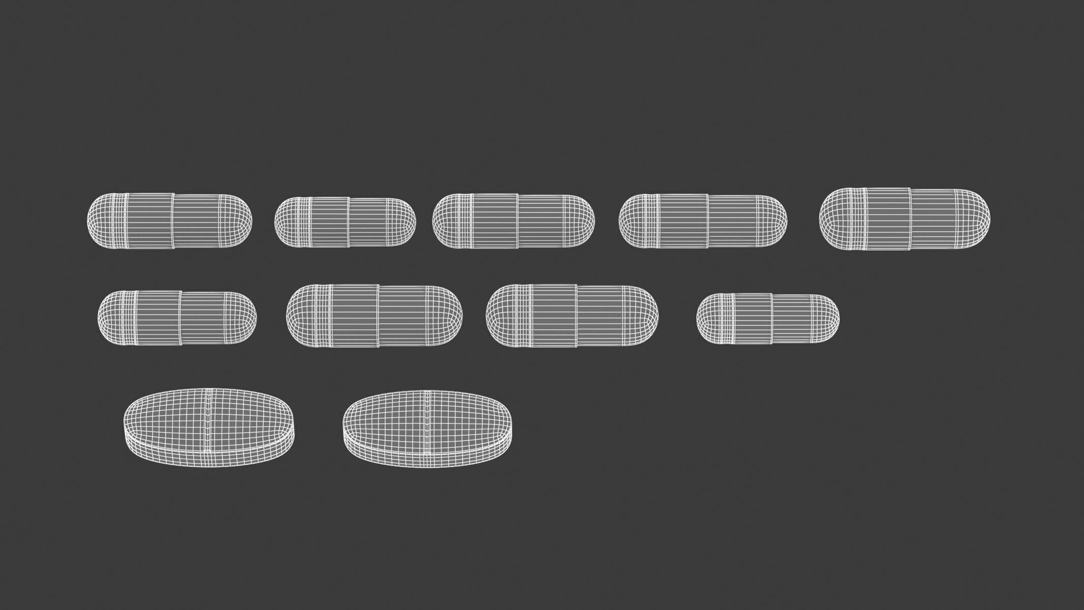 16 Models Medical Supplies Equipment Collection 3D model_4