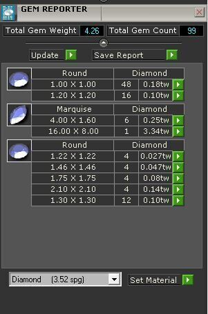 Engagement Ring With Round and Marquise Diamonds 3D model_5