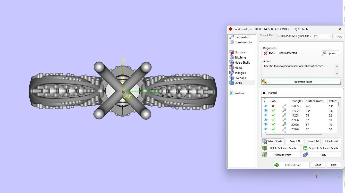Exquisite Blue Sapphire and Diamond Engagement Ring 3D print model_19