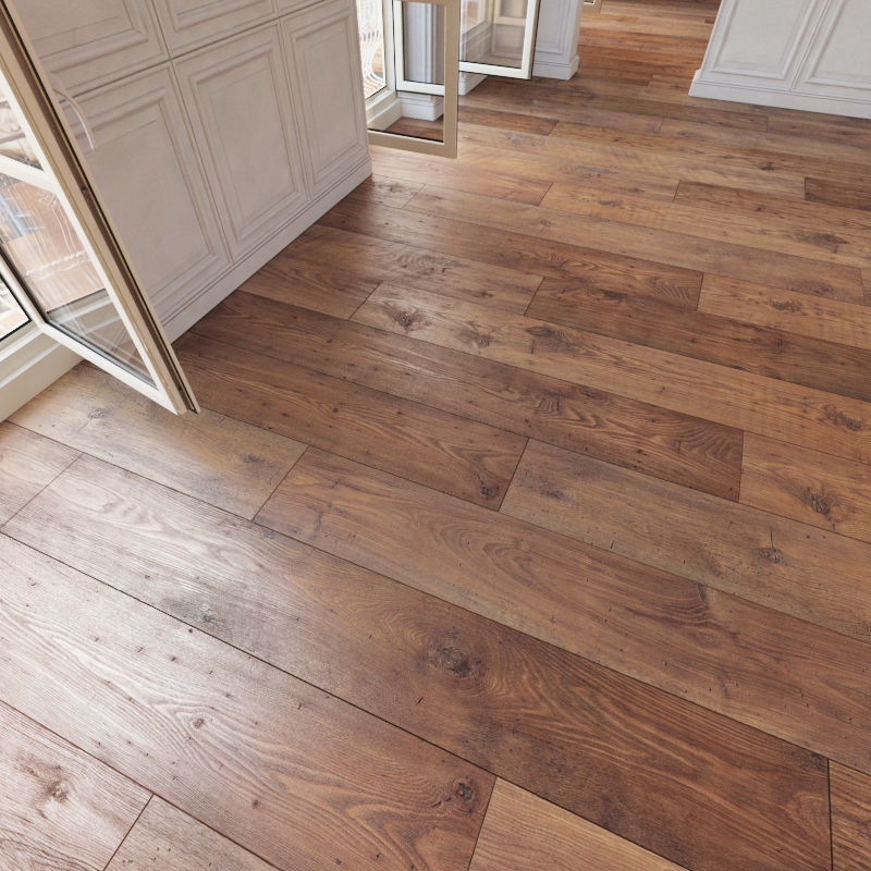 Wooden floor 23 WITHOUT PLUGINS 3D model_4