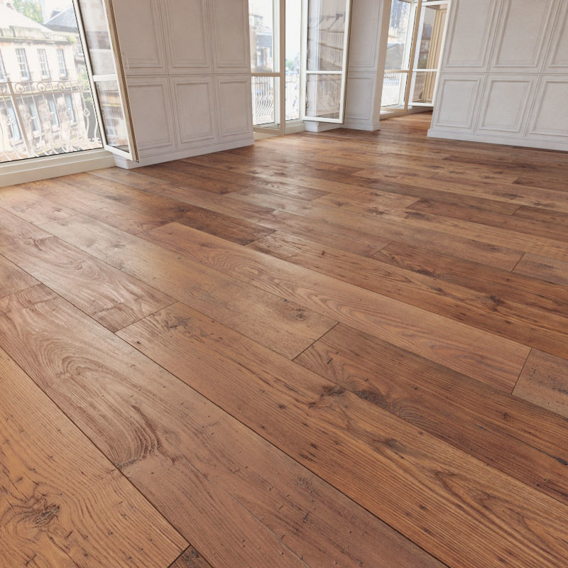 Wooden floor 23 WITHOUT PLUGINS 3D model_5