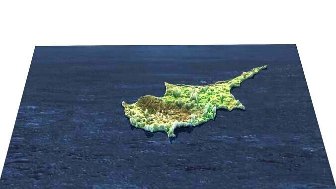 Cyprus Island 3D model