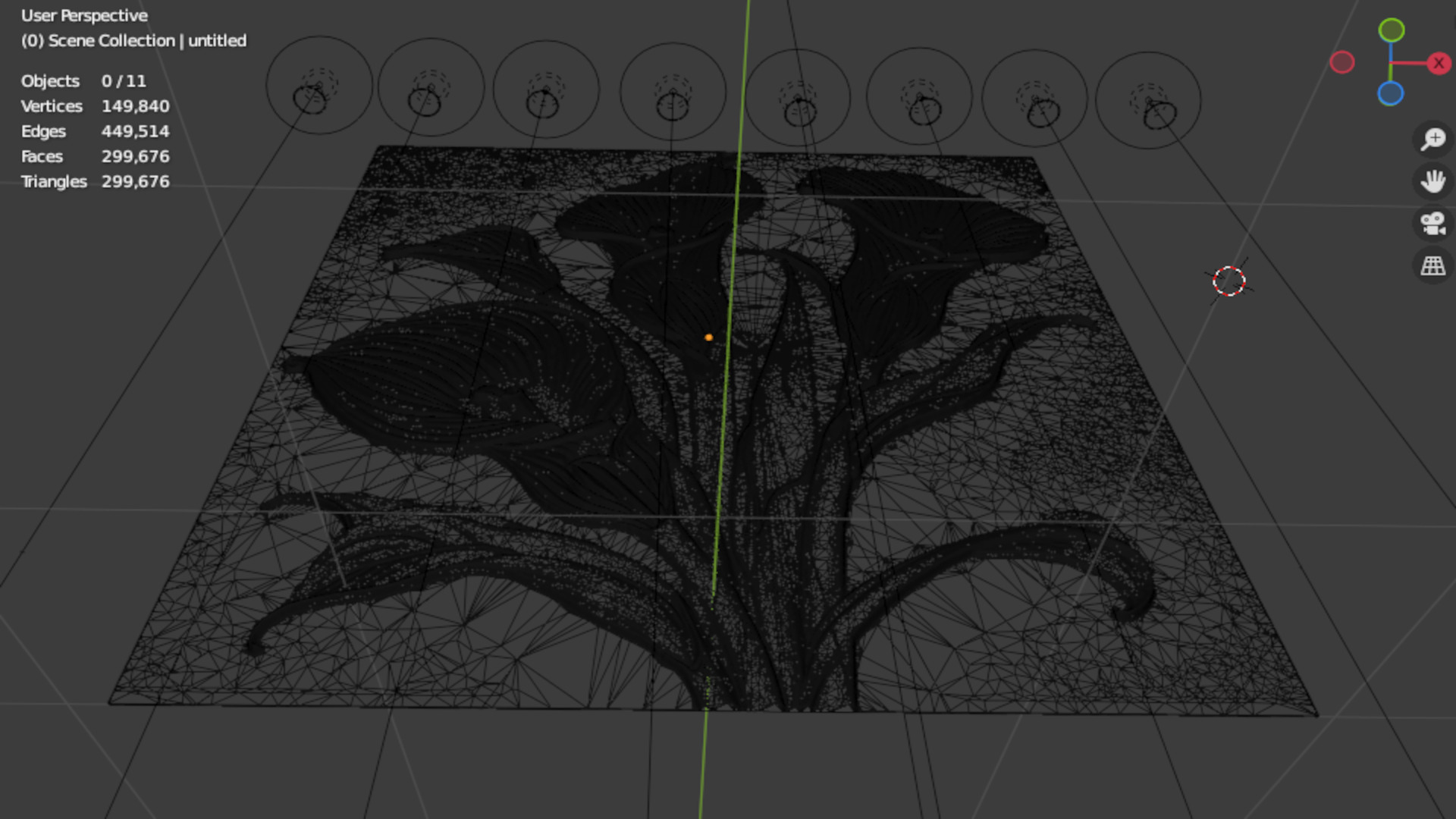 modern Calla lily panel wall decor set relief mural CNC 154  3D model_6