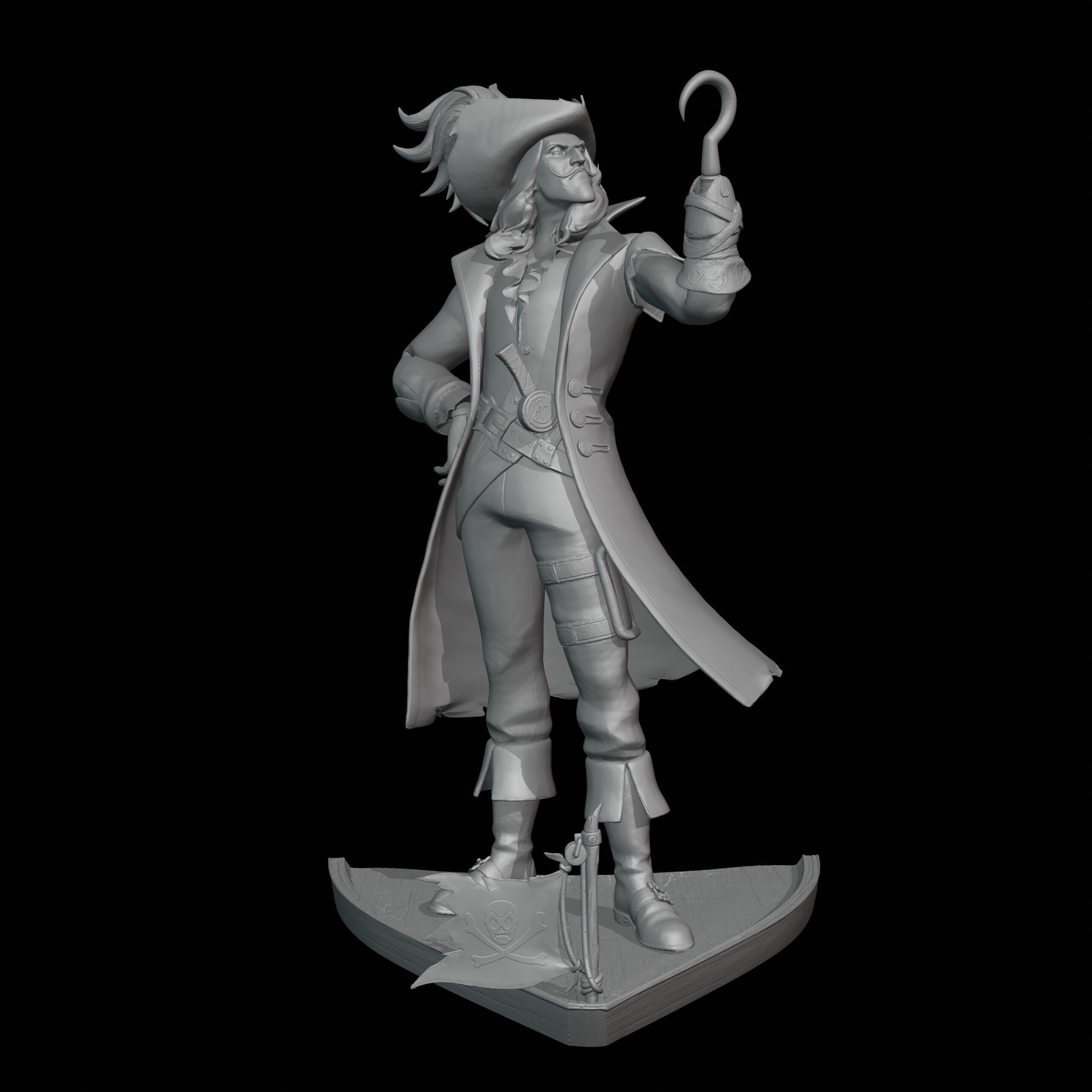 Captain Hook 3D print model_1