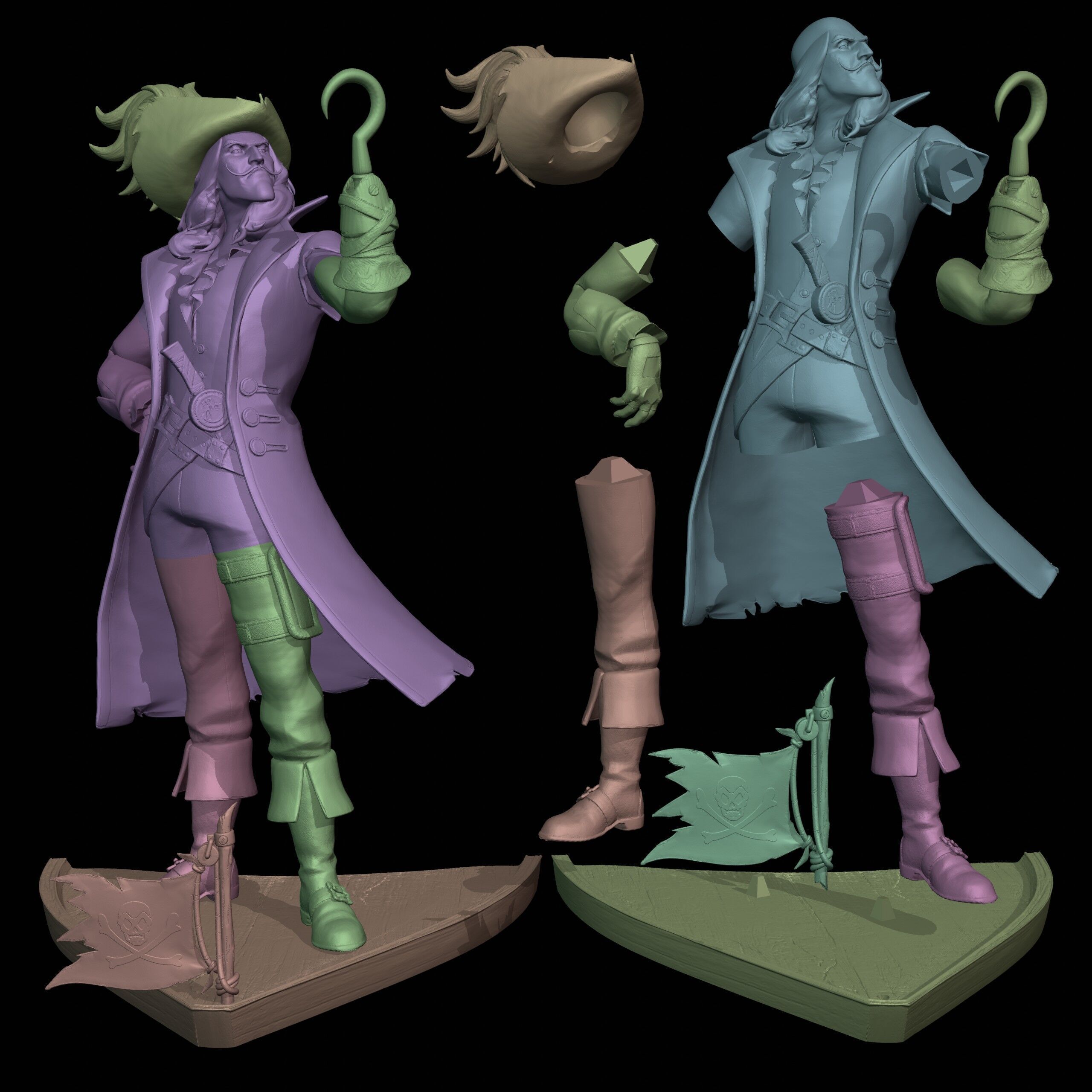 Captain Hook 3D print model_12