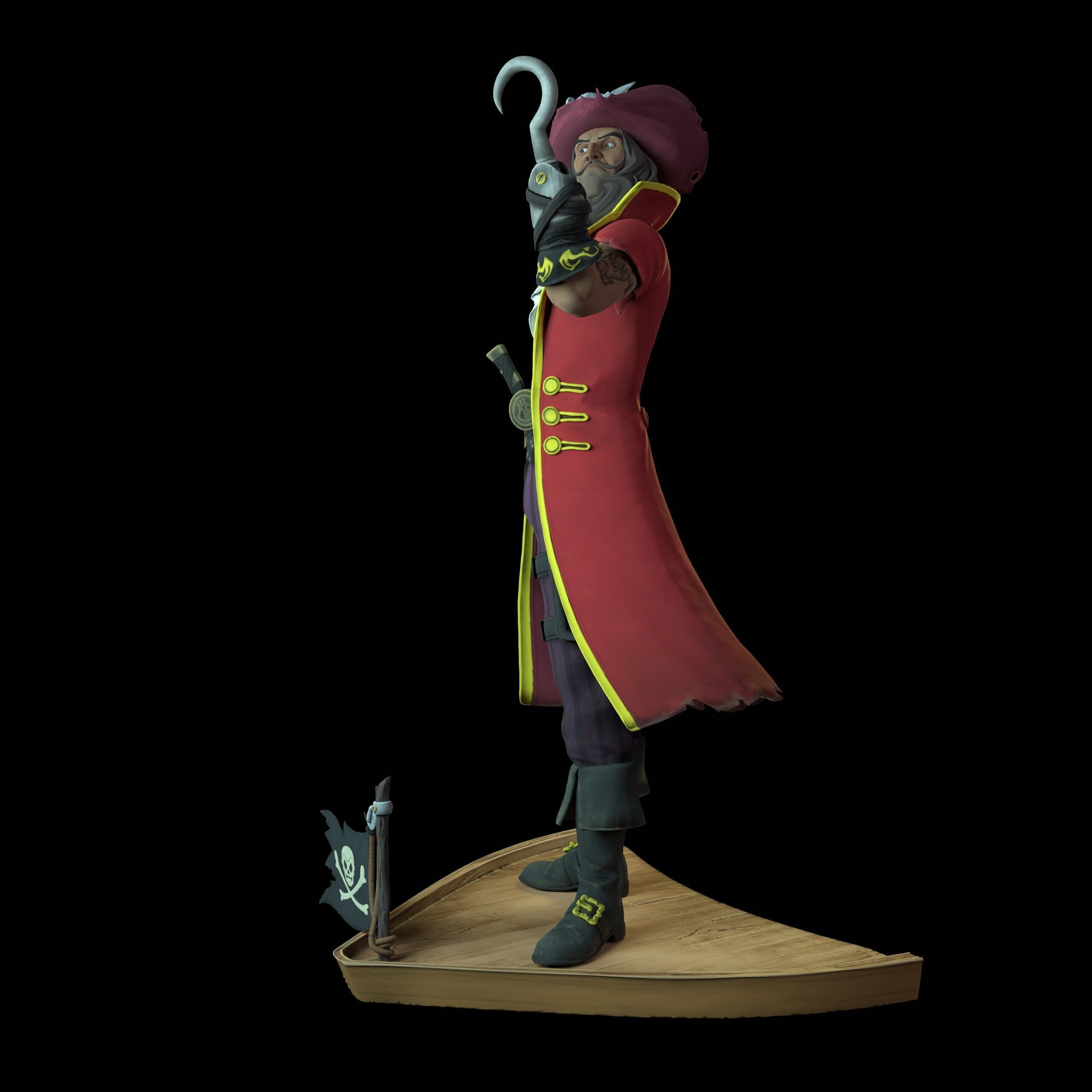 Captain Hook 3D print model_2